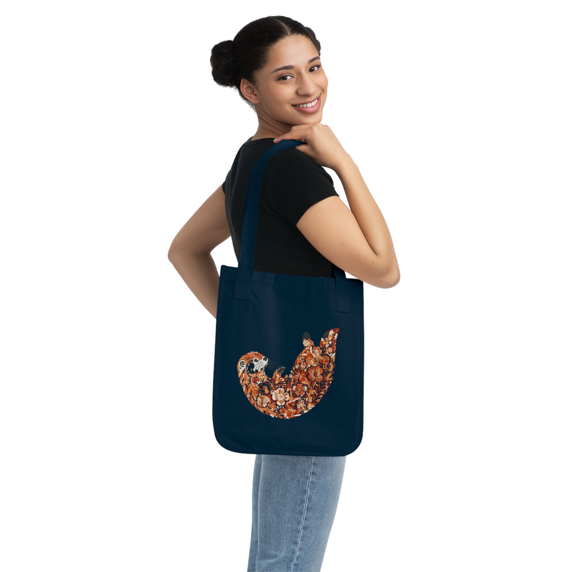 Drift and Let Drift: Organic Market Tote (Navy)