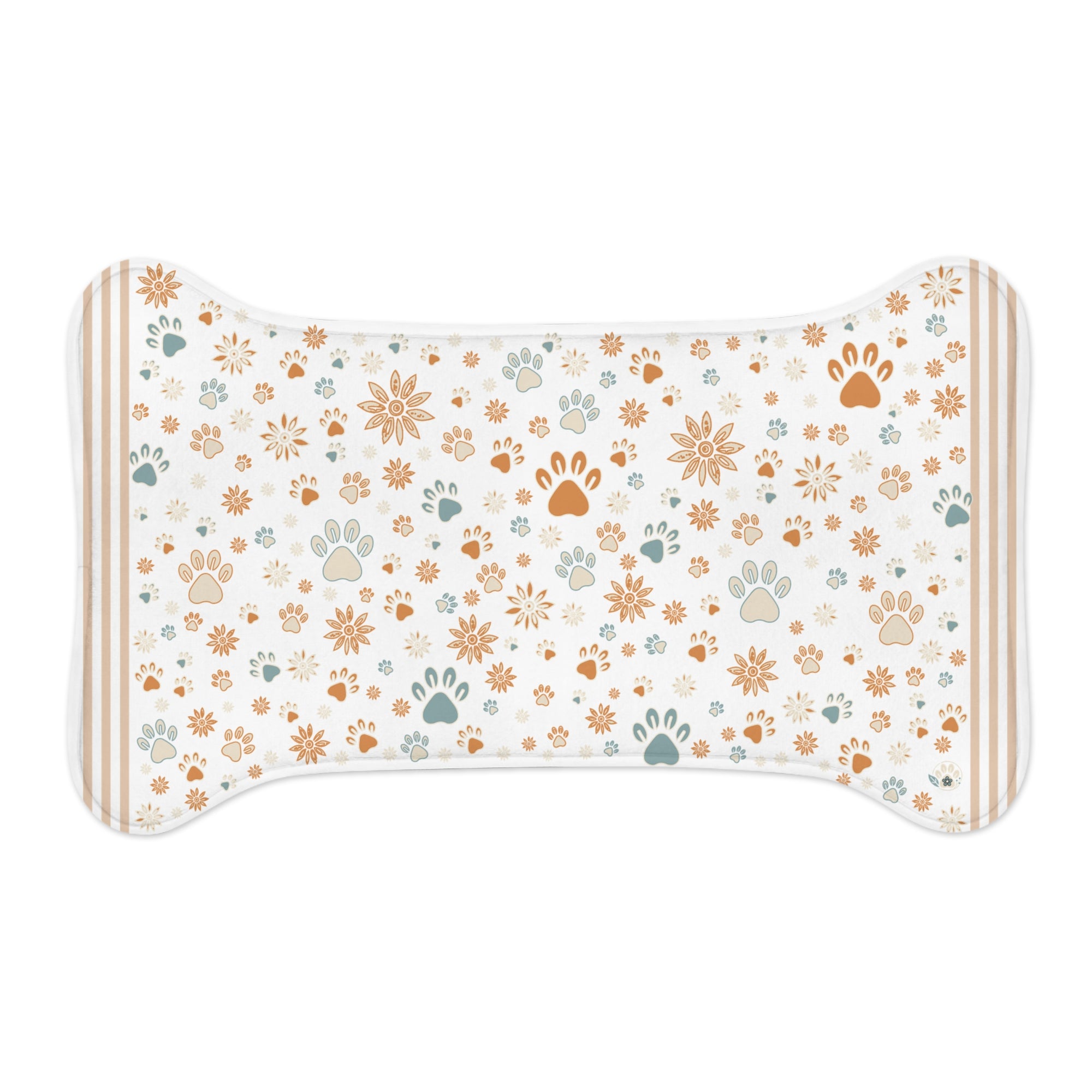 Wildbloom Walk: Fish / Bone Pet Feeding (or napping) Mat