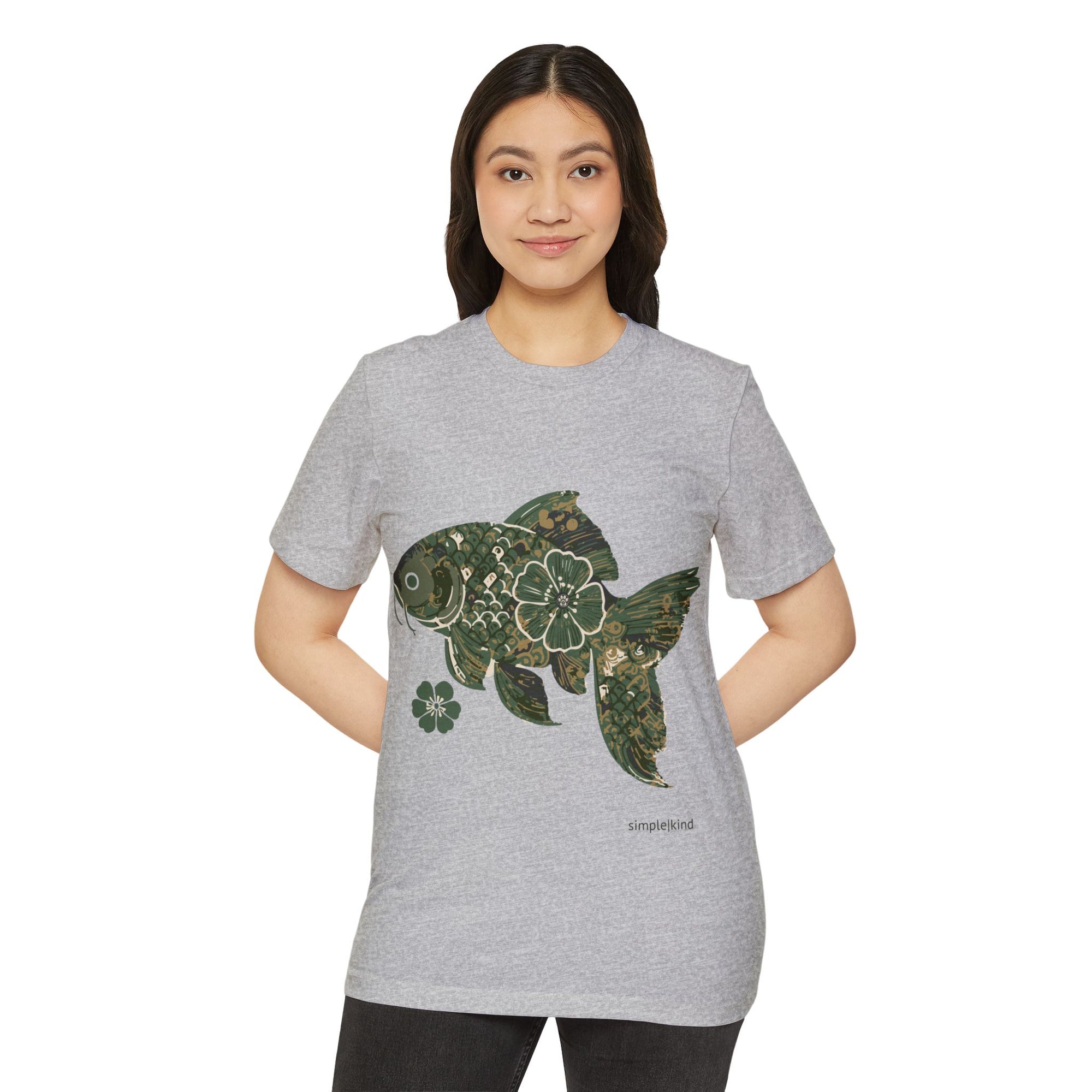 Fishionista: Organic+Recycled Unisex Eco-Tee