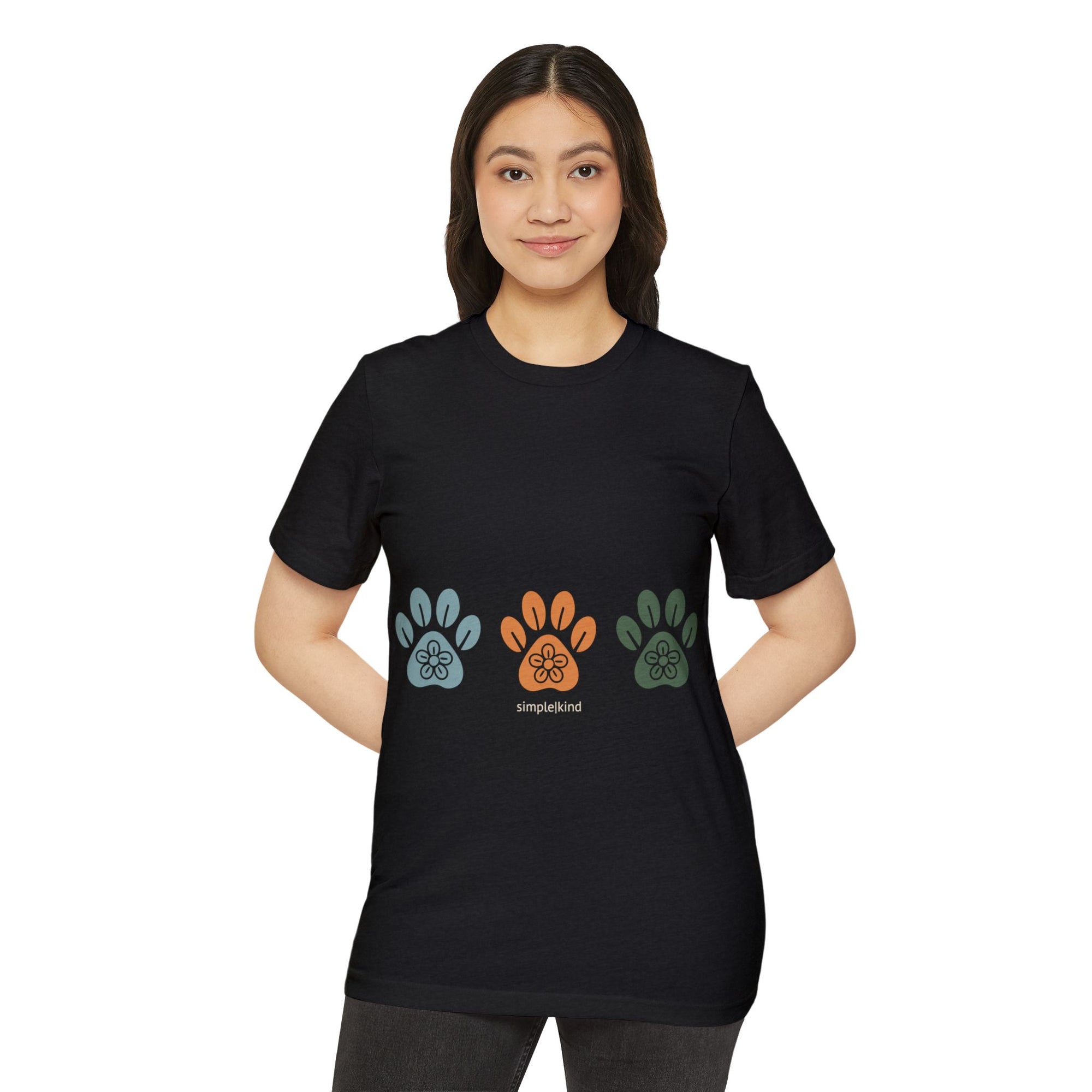 Simple Paws: Organic+Recycled Unisex Eco-Tee