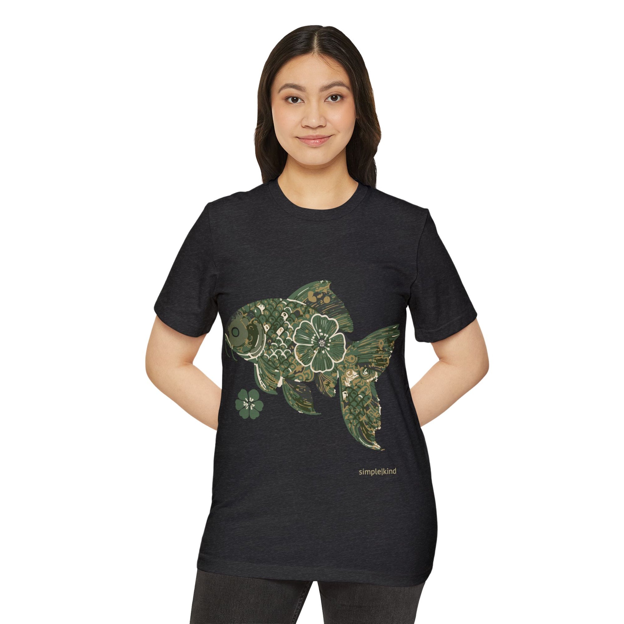 Fishionista: Organic+Recycled Unisex Eco-Tee