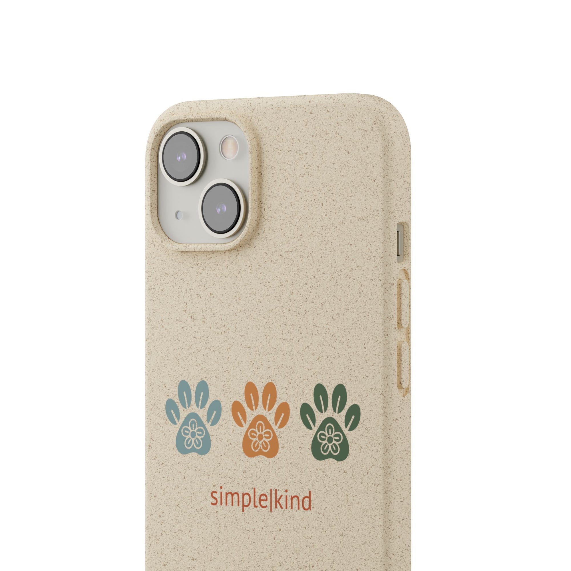 Simple Paws: Biodegradable iPhone Case