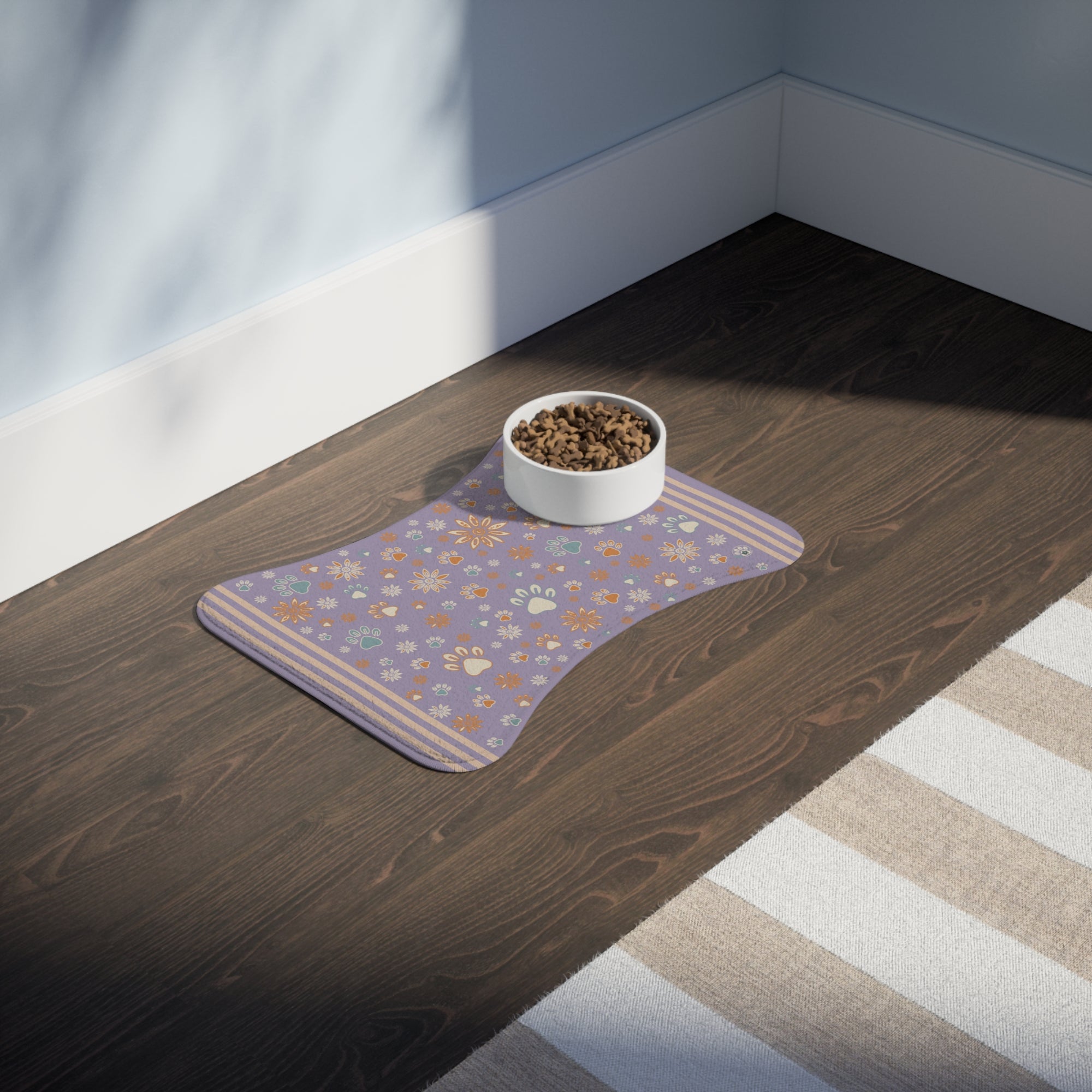Wildbloom Walk: Fish / Bone Pet Feeding (or napping) Mat