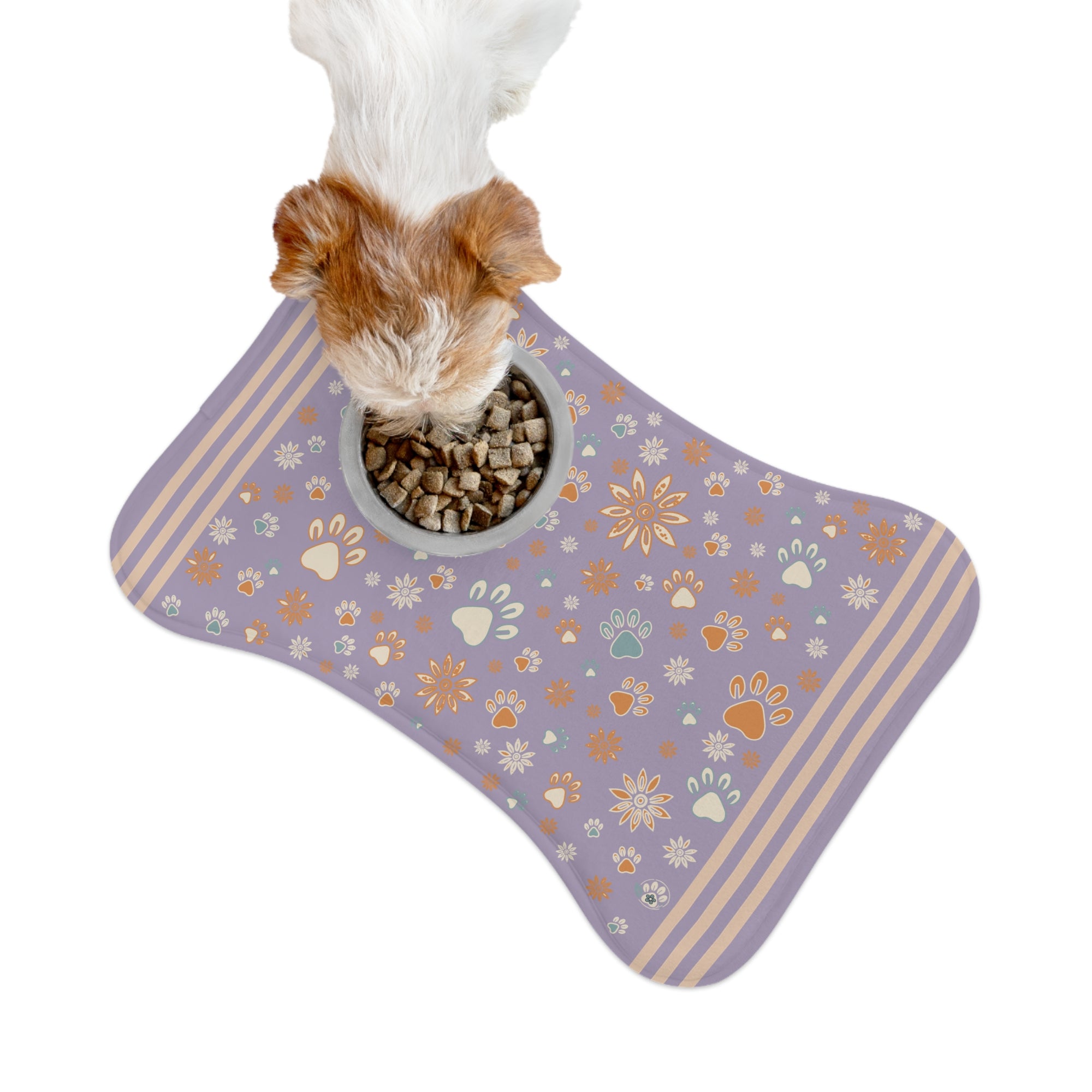Wildbloom Walk: Fish / Bone Pet Feeding (or napping) Mat