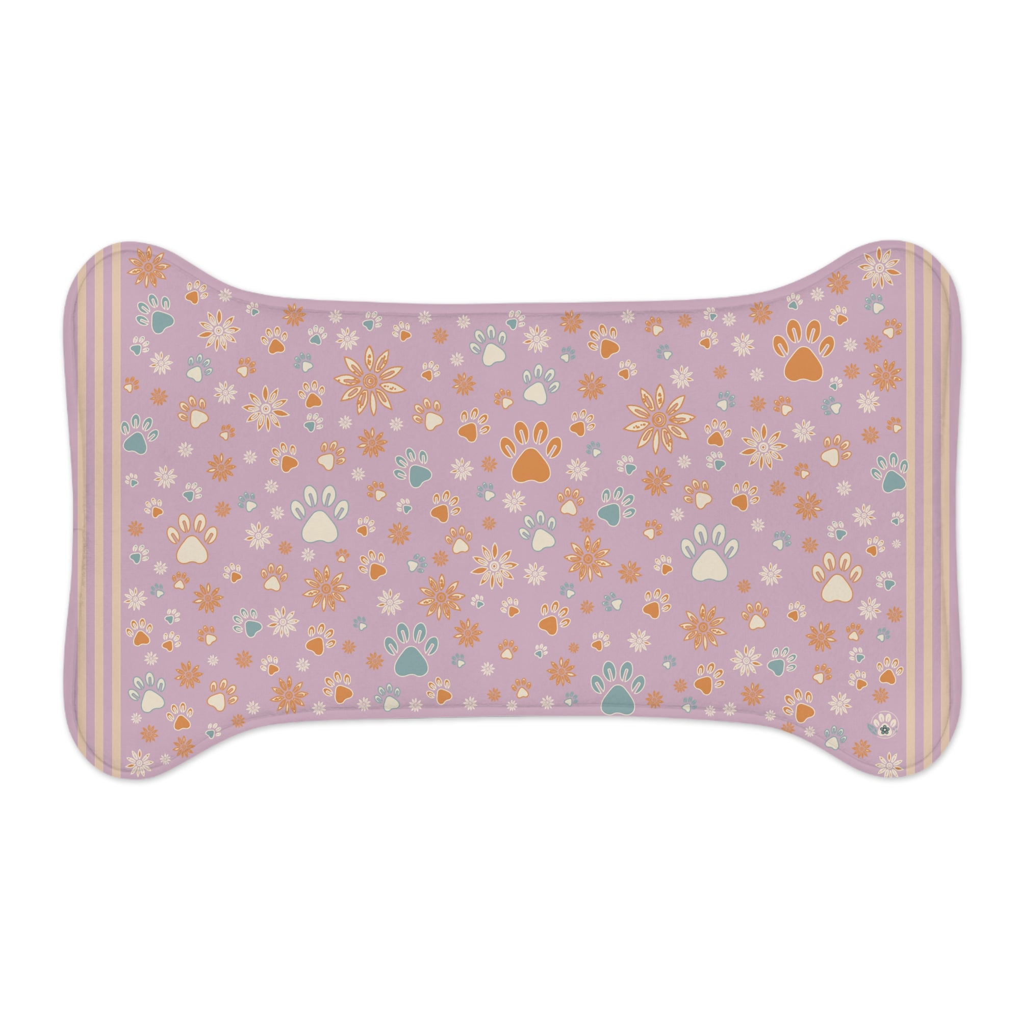 Wildbloom Walk: Fish / Bone Pet Feeding (or napping) Mat