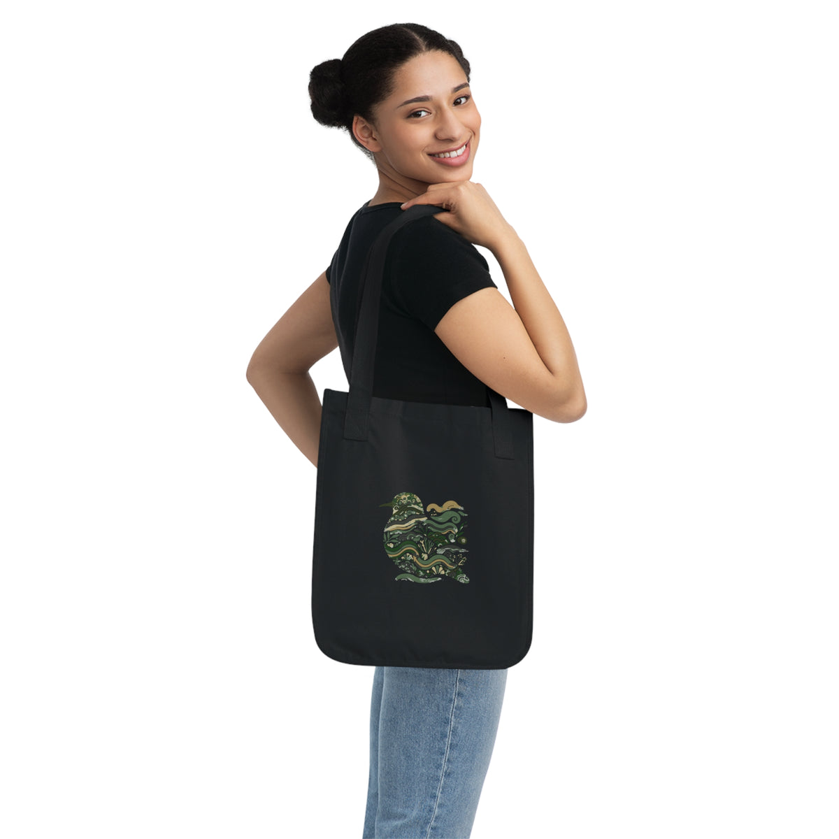 Featherweather: Organic Market Tote (Black)