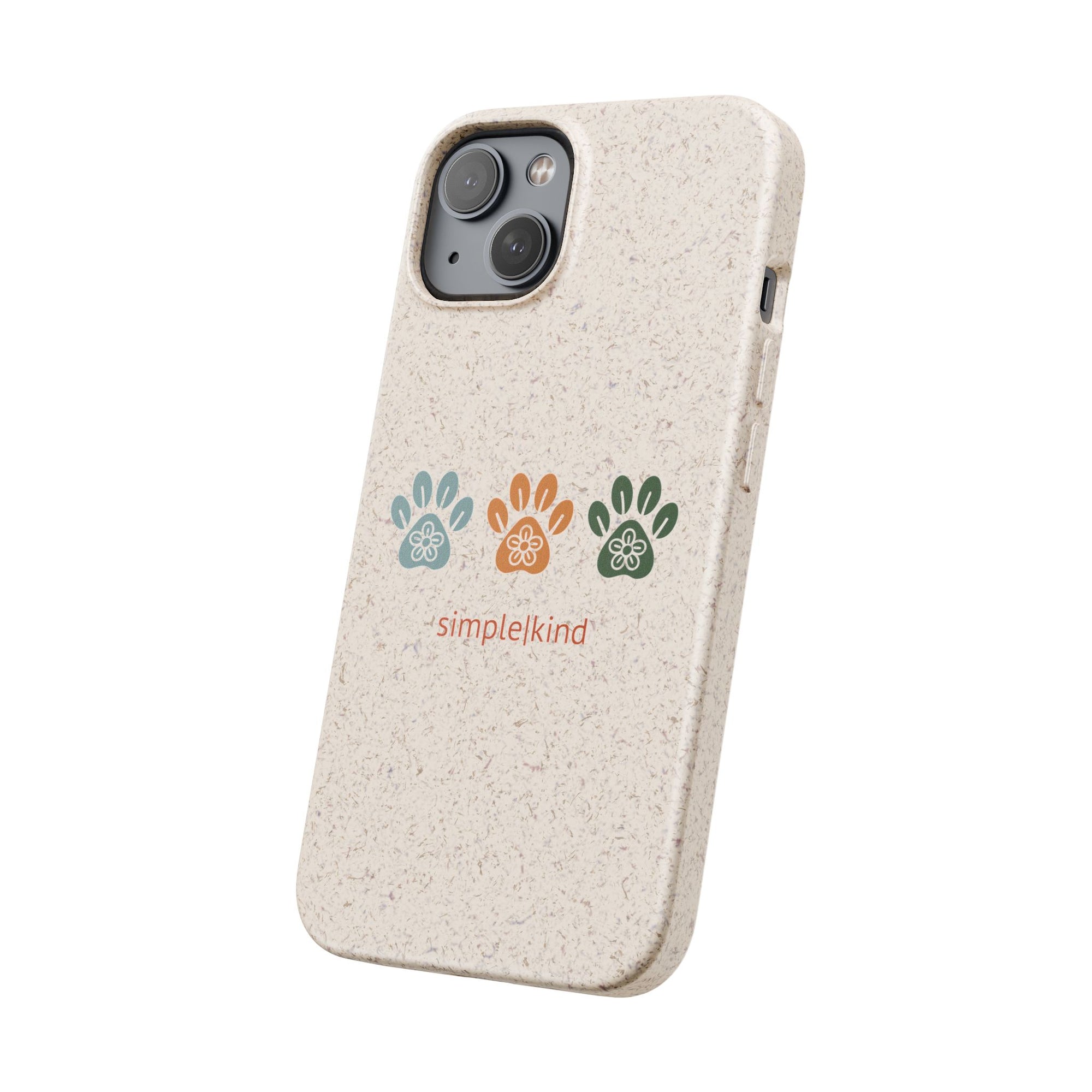 Simple Paws: Biodegradable iPhone Case