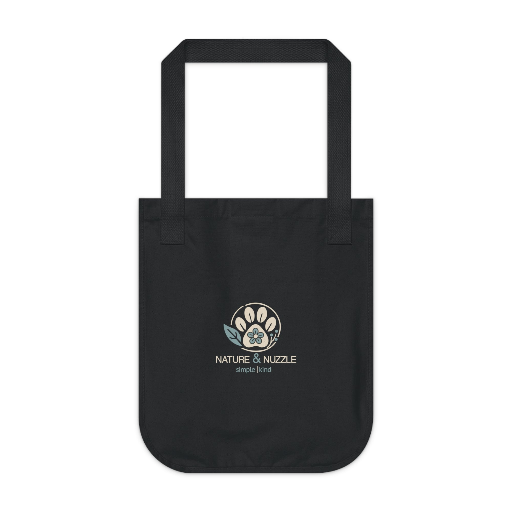 Purrfect: Organic Market Tote (Black)