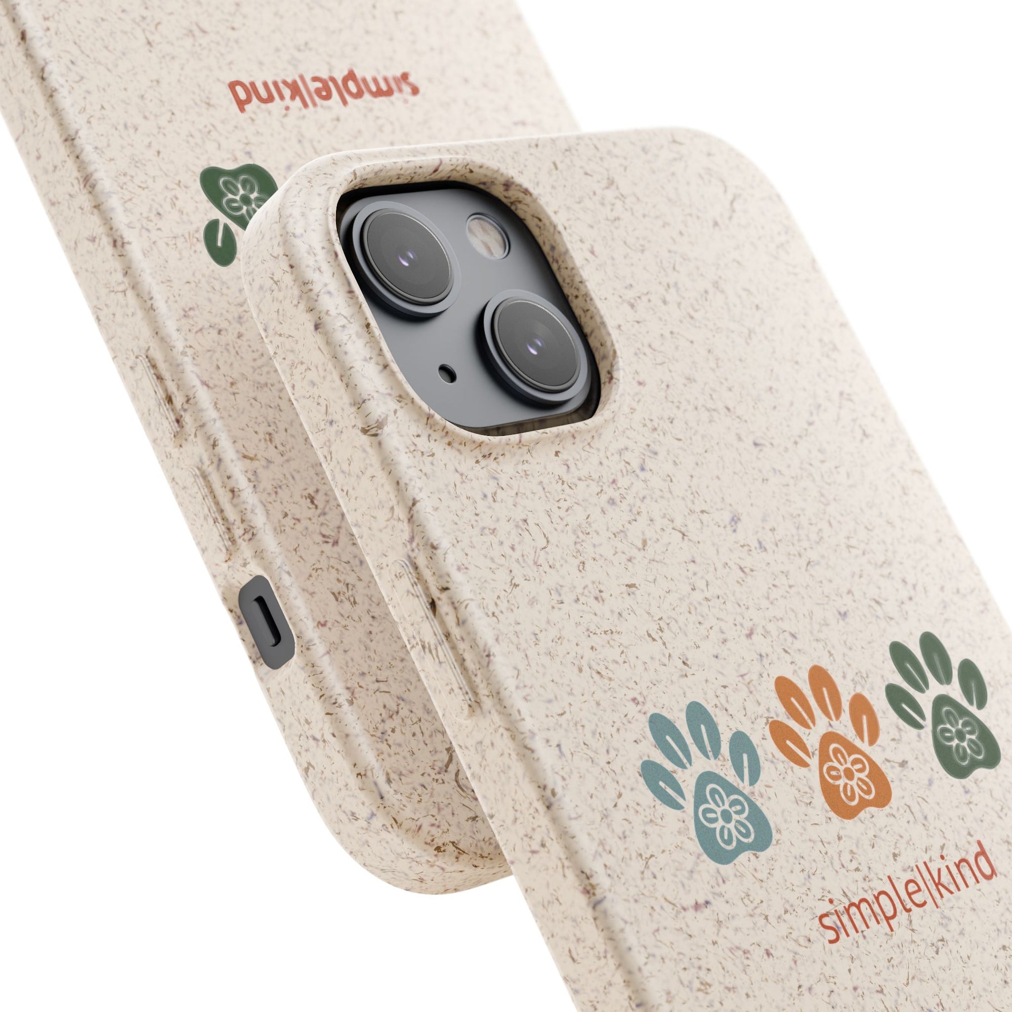 Simple Paws: Biodegradable iPhone Case
