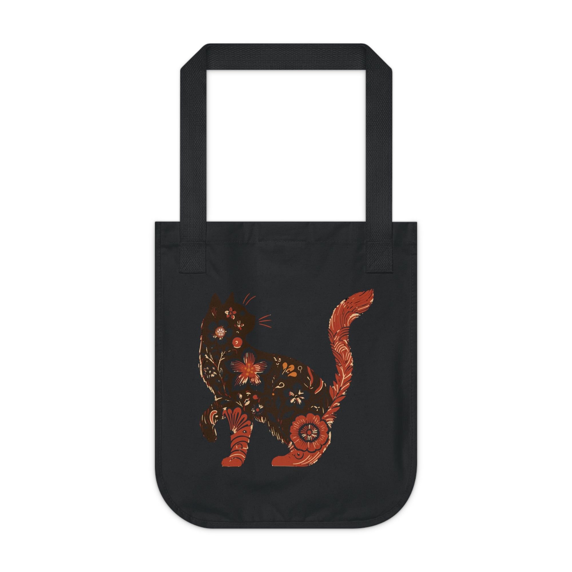 Purrfect: Organic Market Tote (Black)