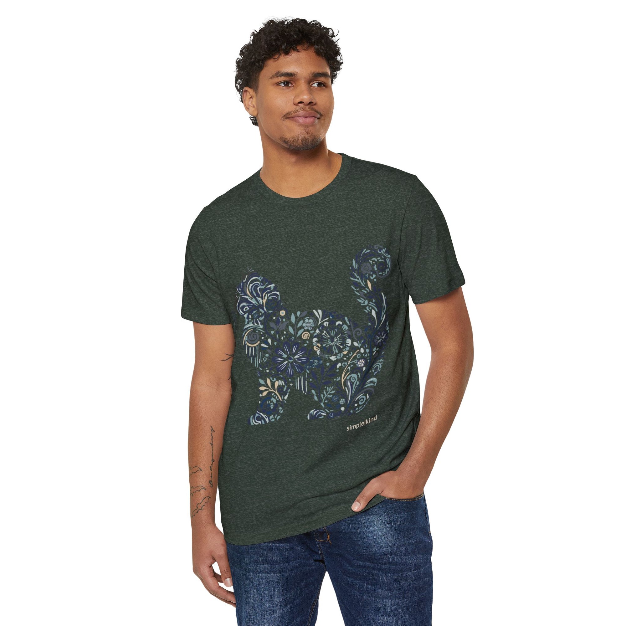Catflix &amp; Chill: Organic+Recycled Unisex Eco-Tee