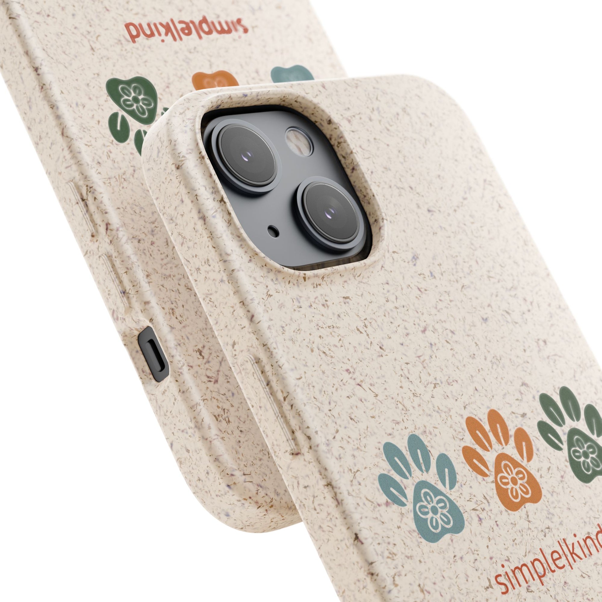 Simple Paws: Biodegradable iPhone Case