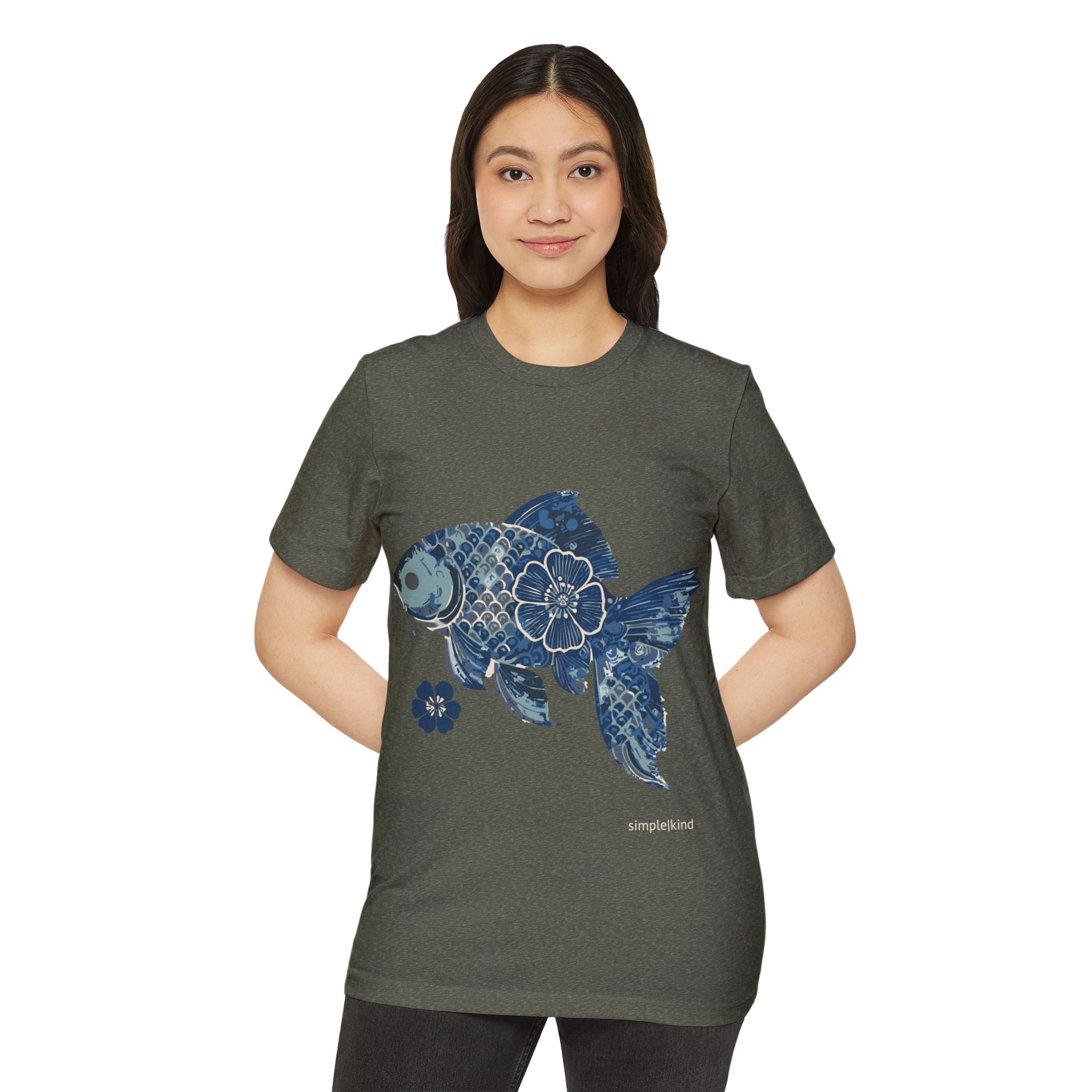 Fishionista: Organic+Recycled Unisex Eco-Tee