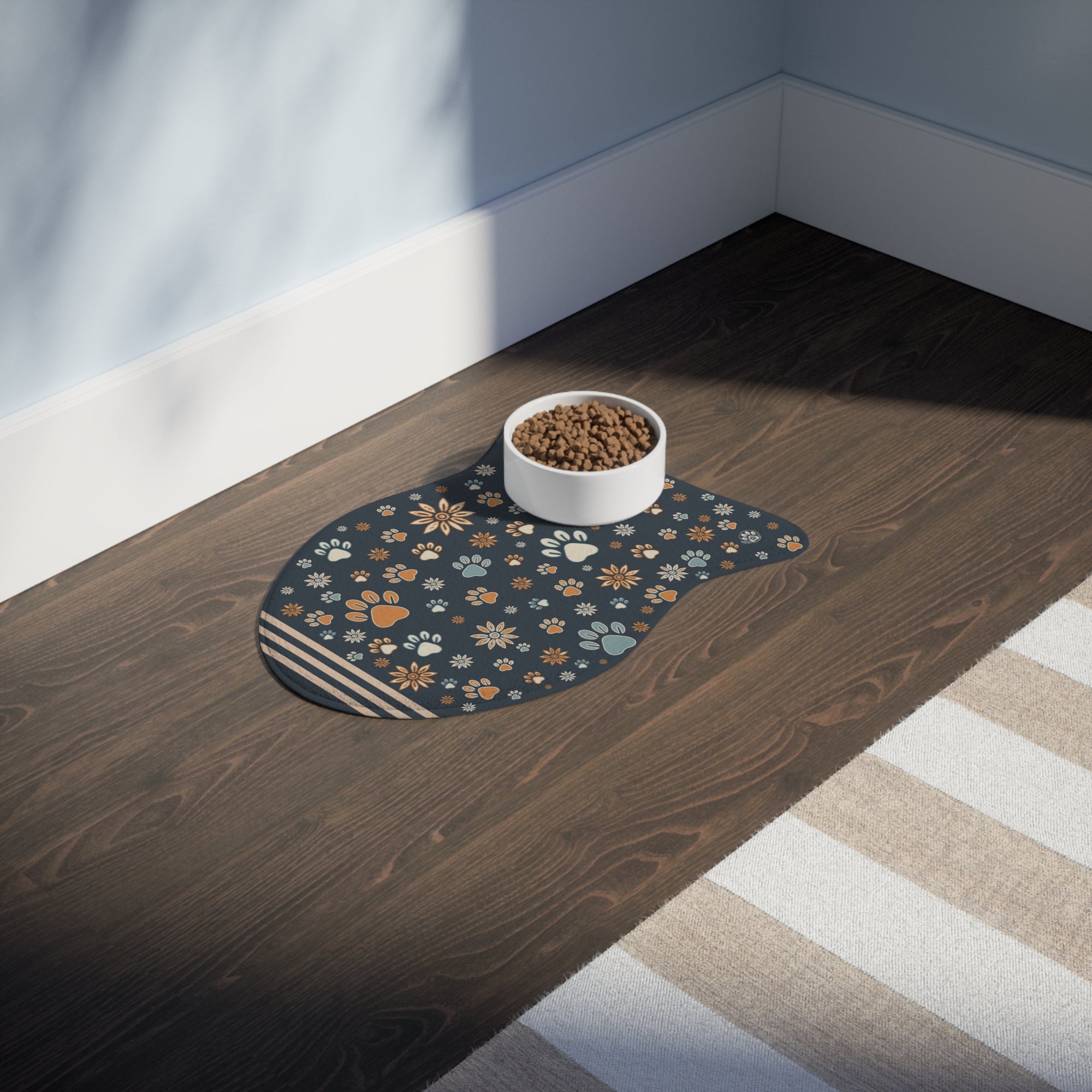 Wildbloom Walk: Fish / Bone Pet Feeding (or napping) Mat
