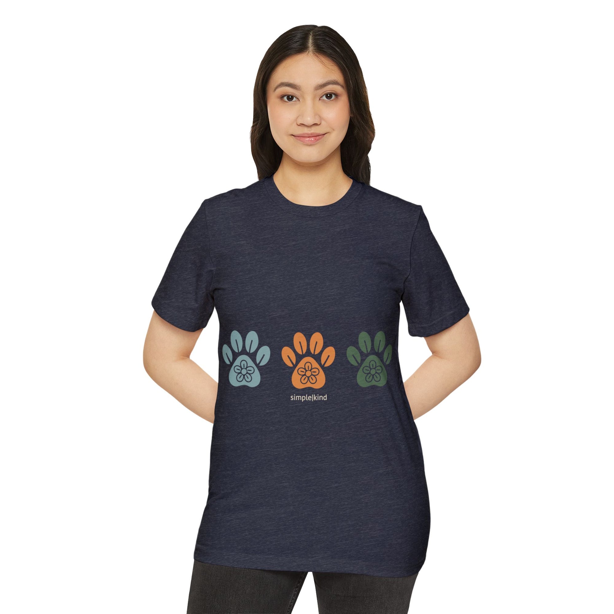 Simple Paws: Organic+Recycled Unisex Eco-Tee