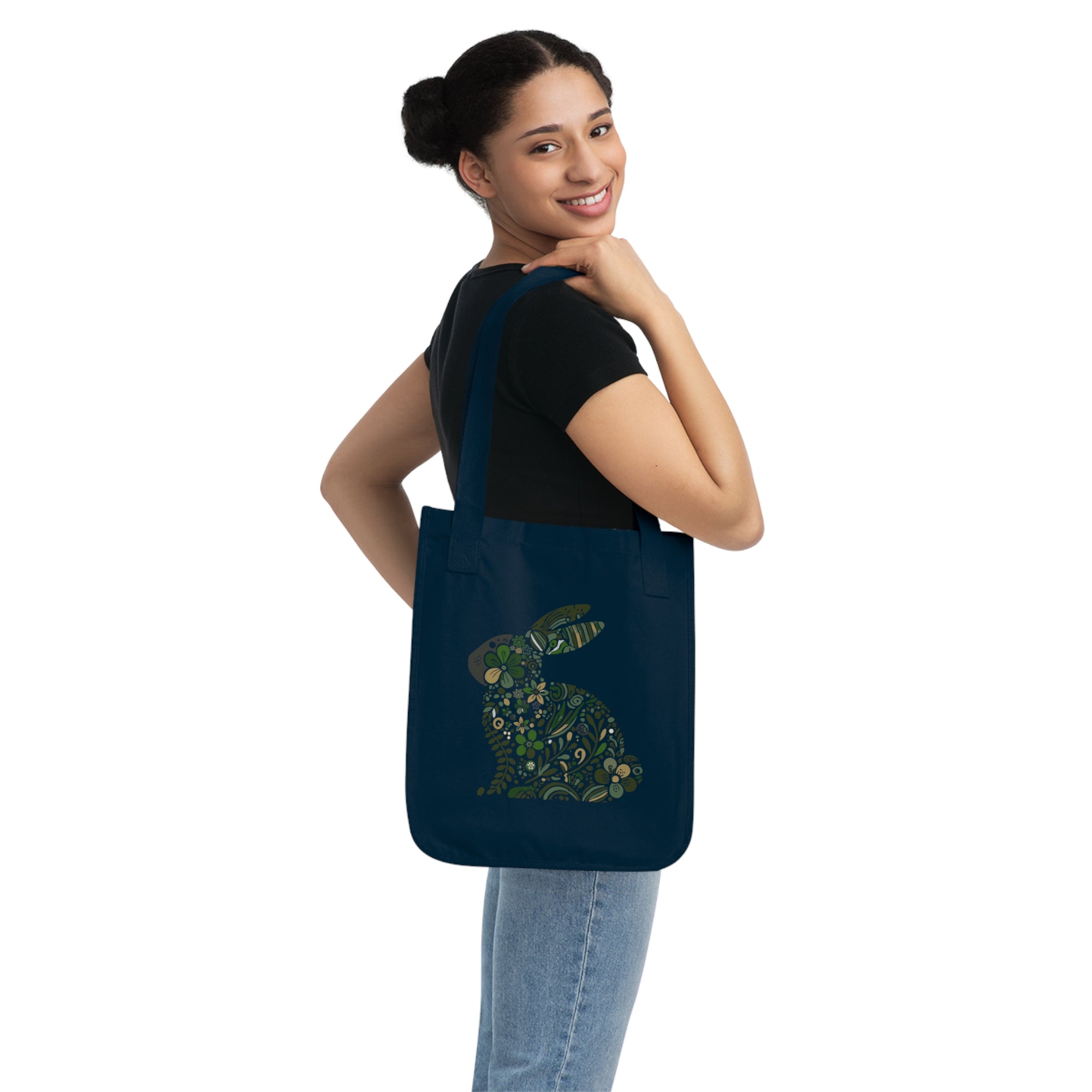 Hoptimist: Organic Market Tote (Navy)