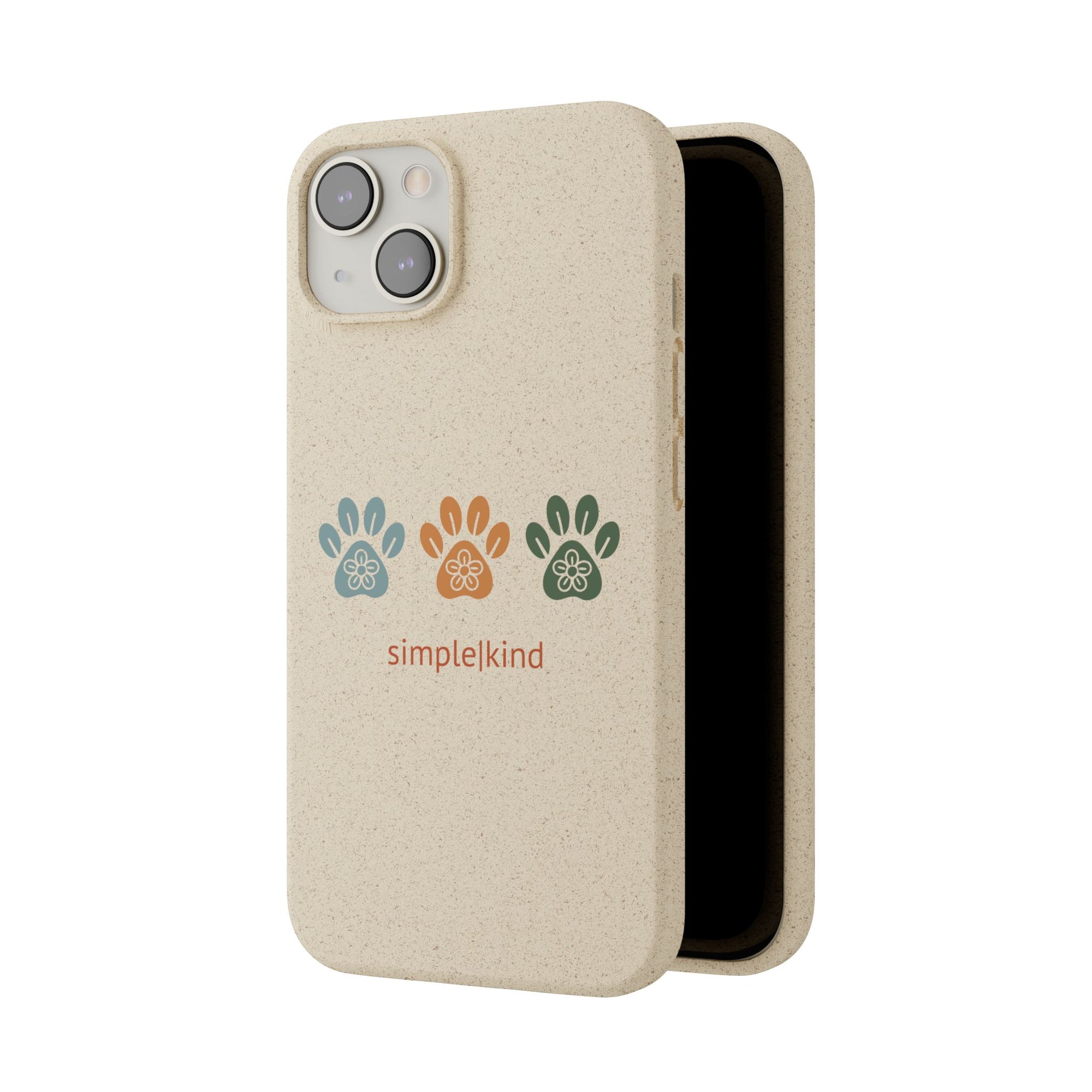 Simple Paws: Biodegradable iPhone Case