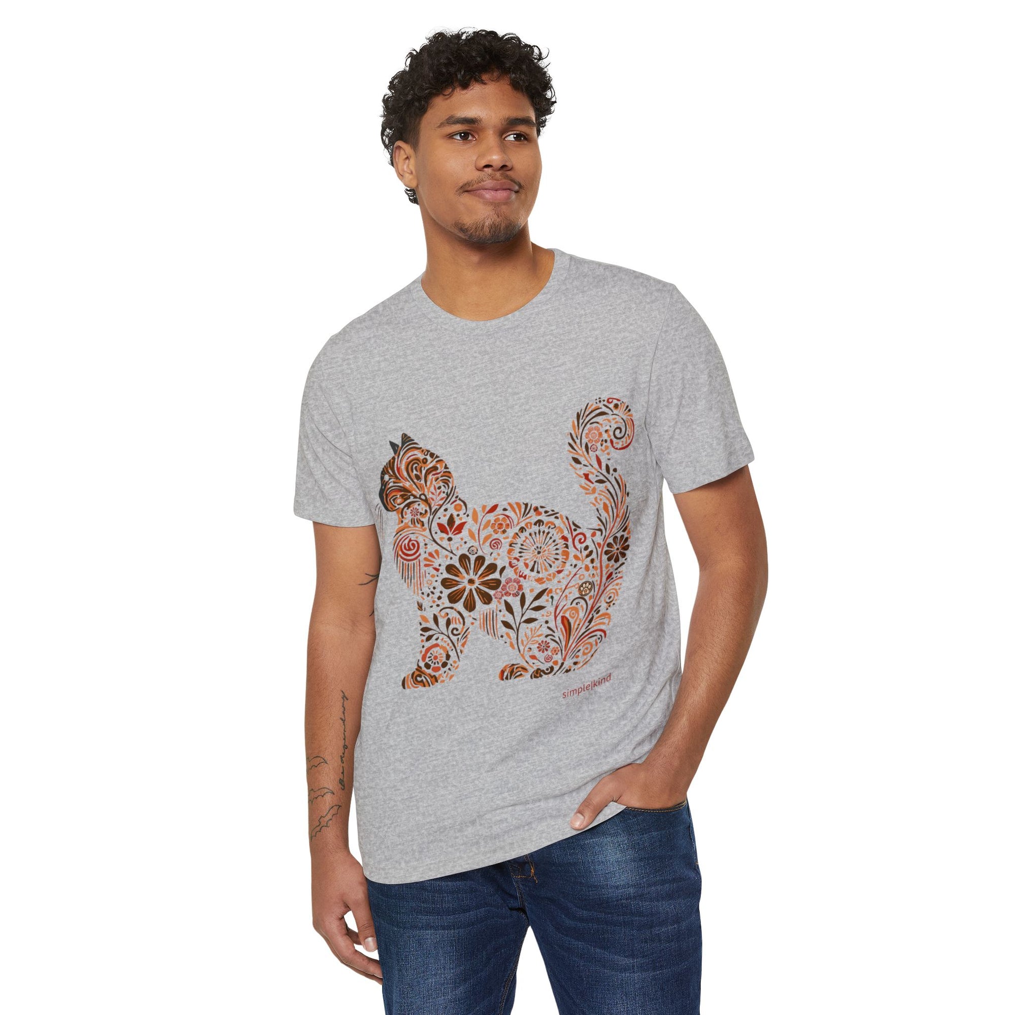 Catflix &amp; Chill: Organic+Recycled Unisex Eco-Tee