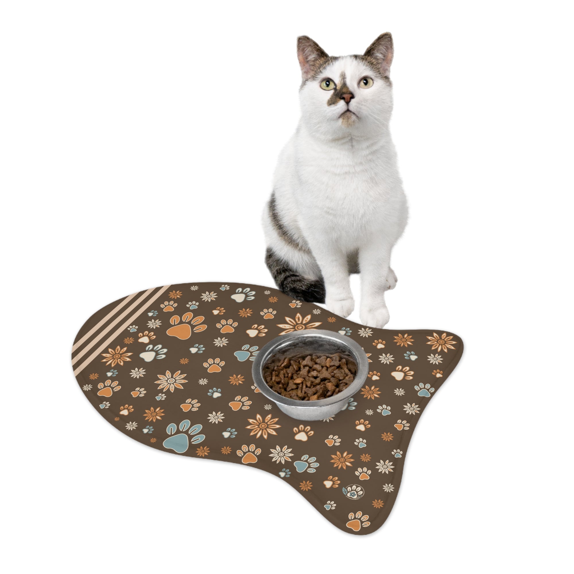 Wildbloom Walk: Fish / Bone Pet Feeding (or napping) Mat