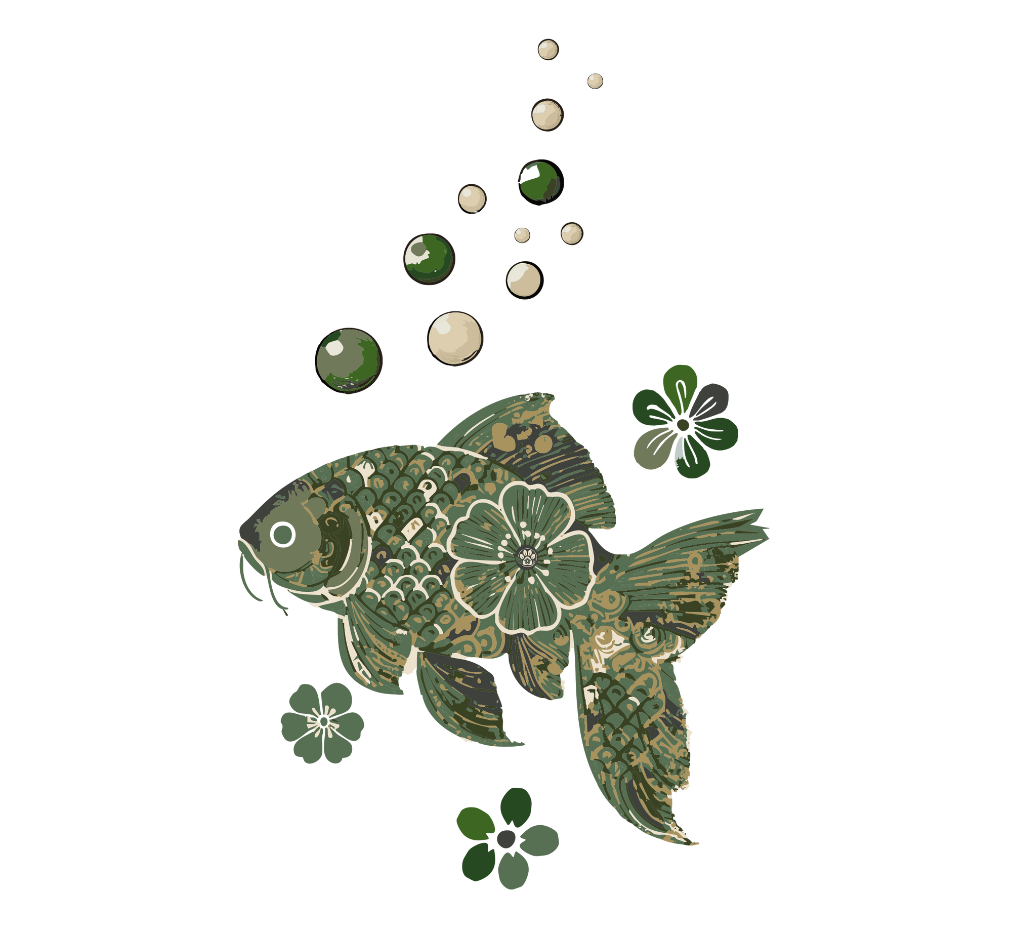 Fishionista: Slim Water Bottle
