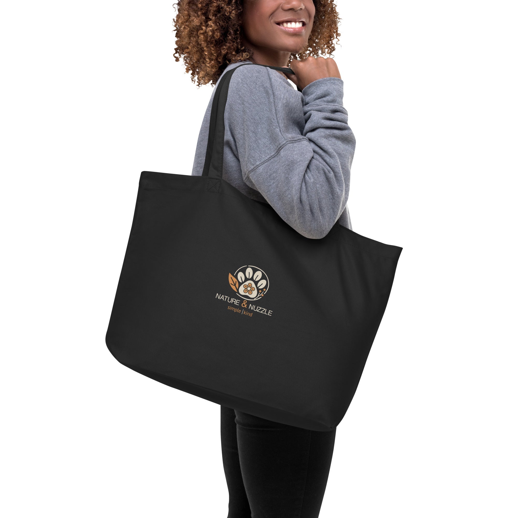 Branch Manager: Large Organic Tote (Black)