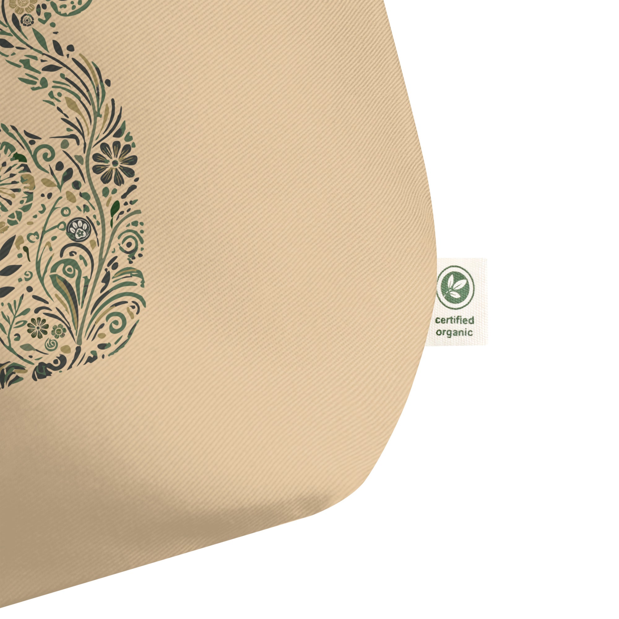 Catflix &amp; Chill: Large Organic Tote (Natural)
