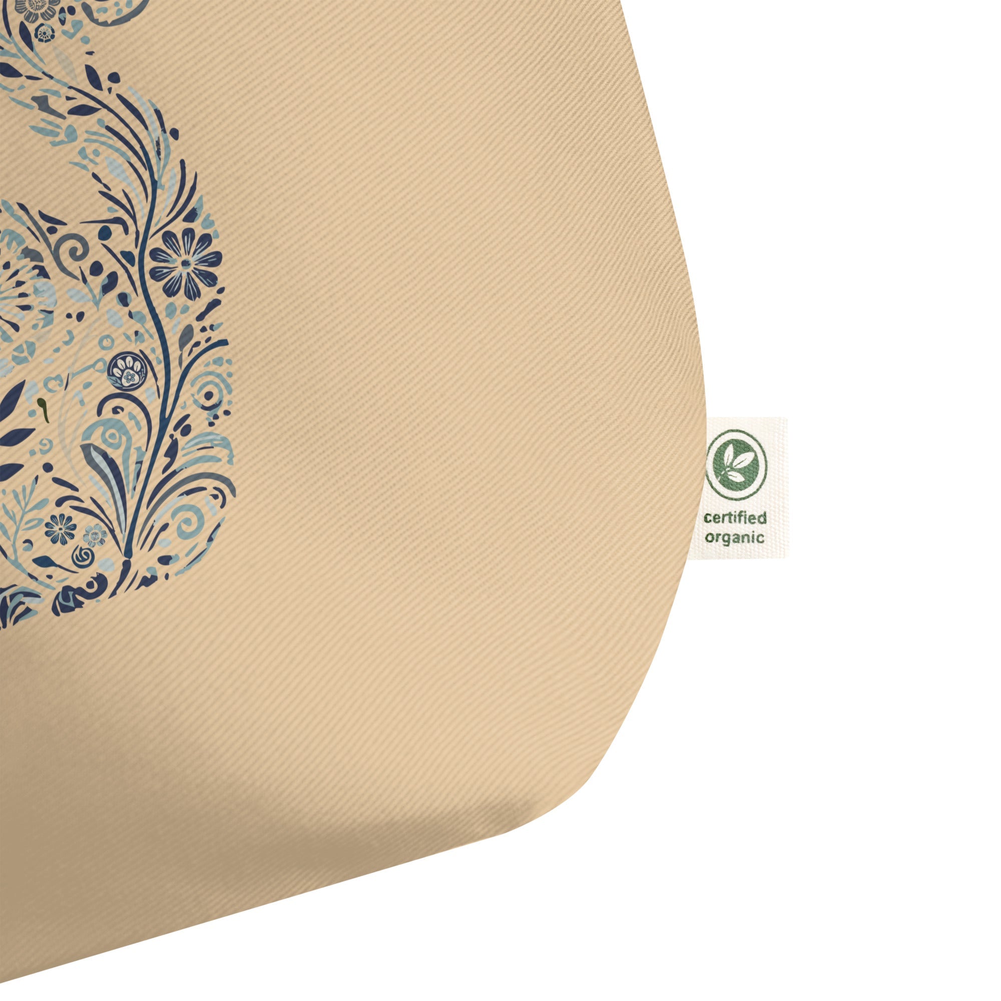 Catflix &amp; Chill: Large Organic Tote (Natural)