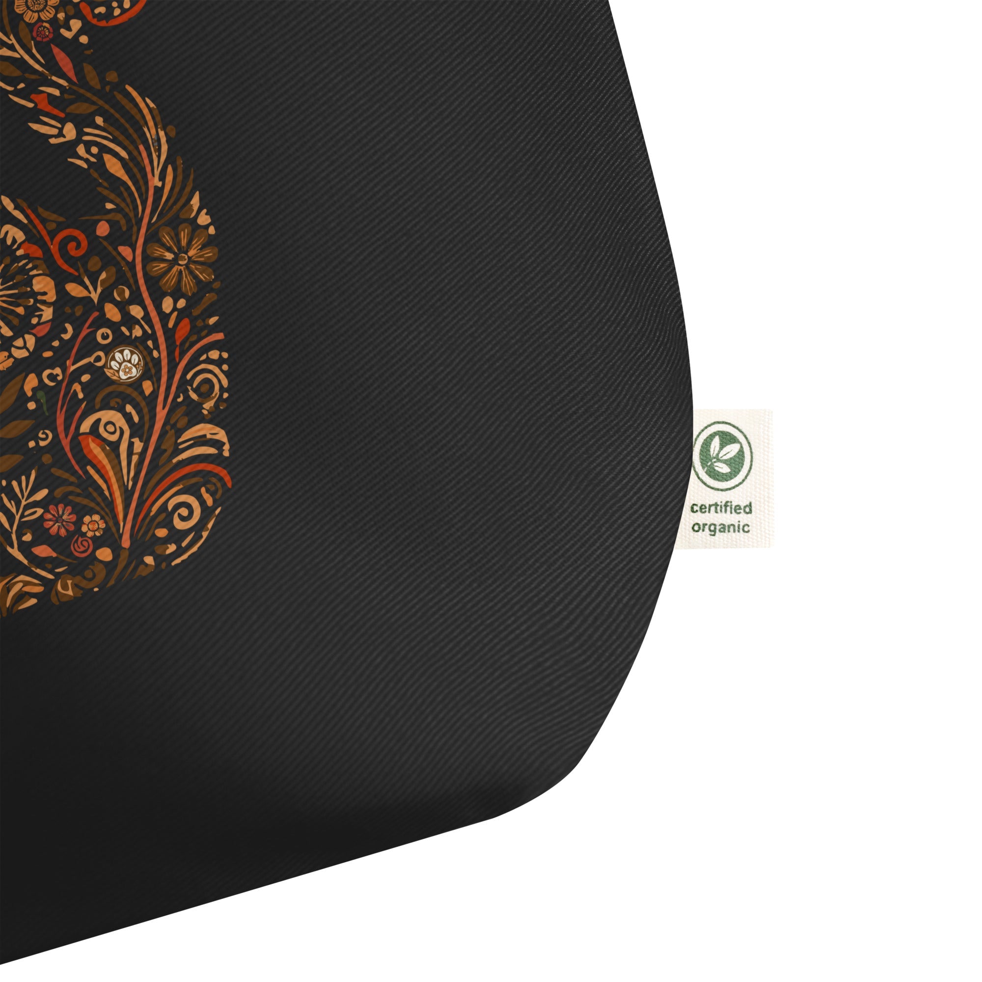 Catflix &amp; Chill: Large Organic Tote (Black)