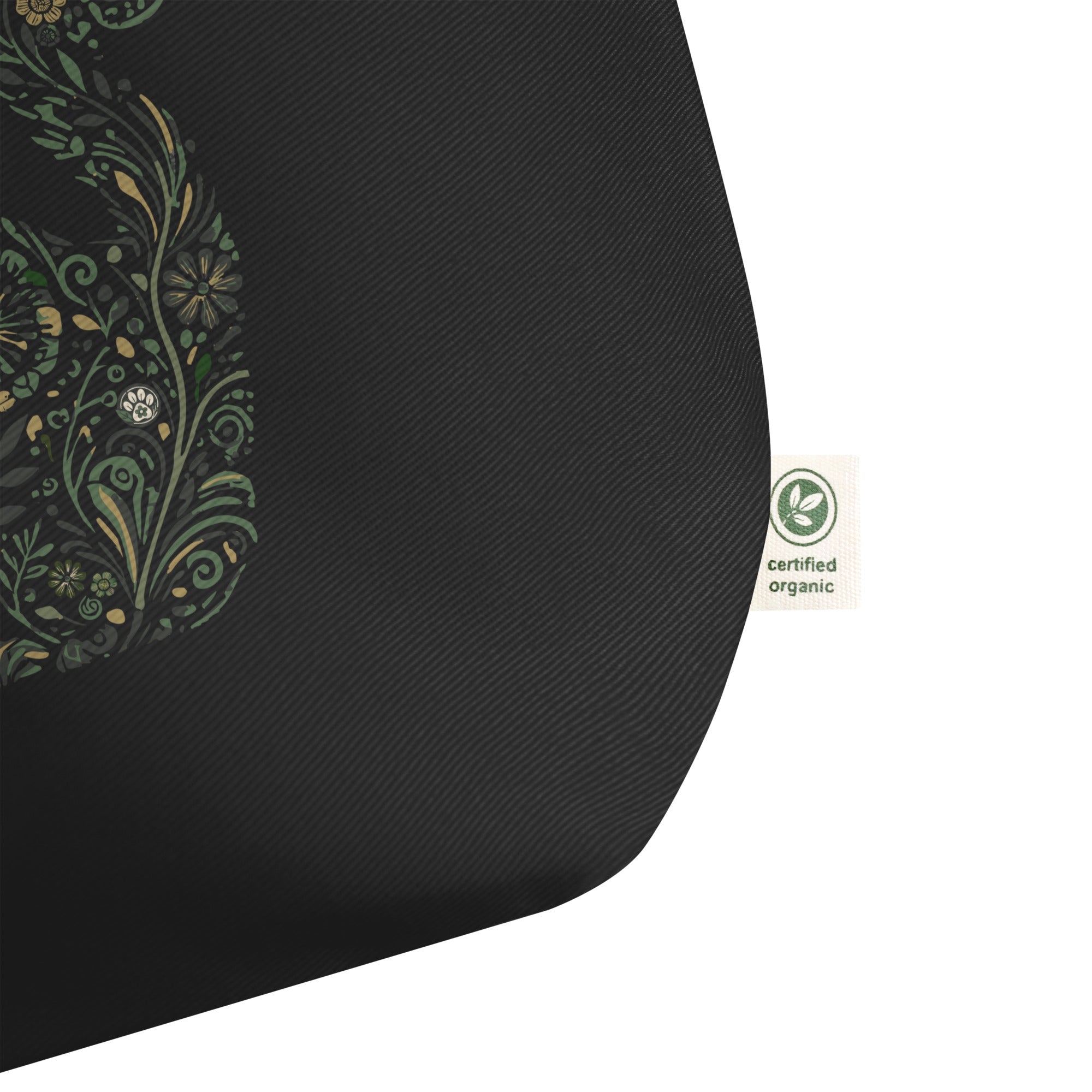 Catflix &amp; Chill: Large Organic Tote (Black)
