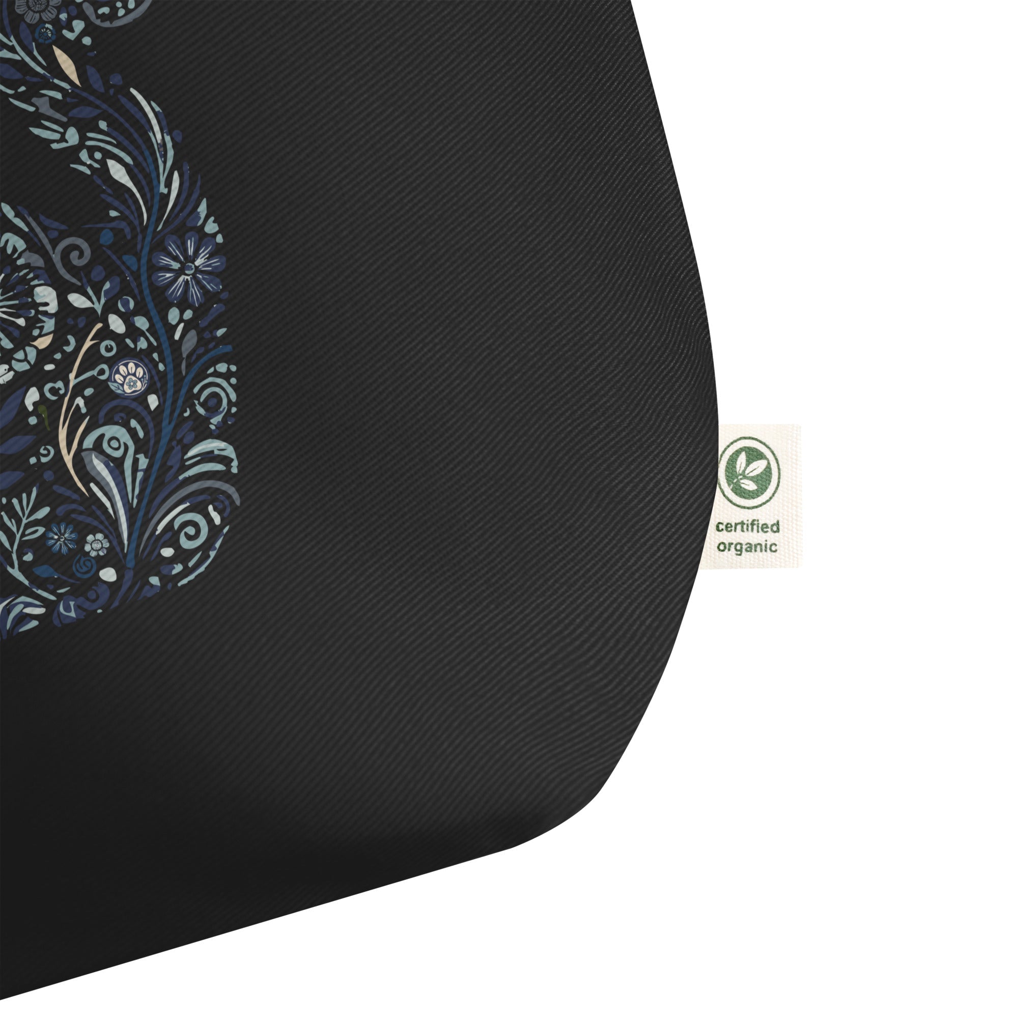 Catflix &amp; Chill: Large Organic Tote (Black)