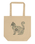 Catflix & Chill: Organic Tote (Natural)