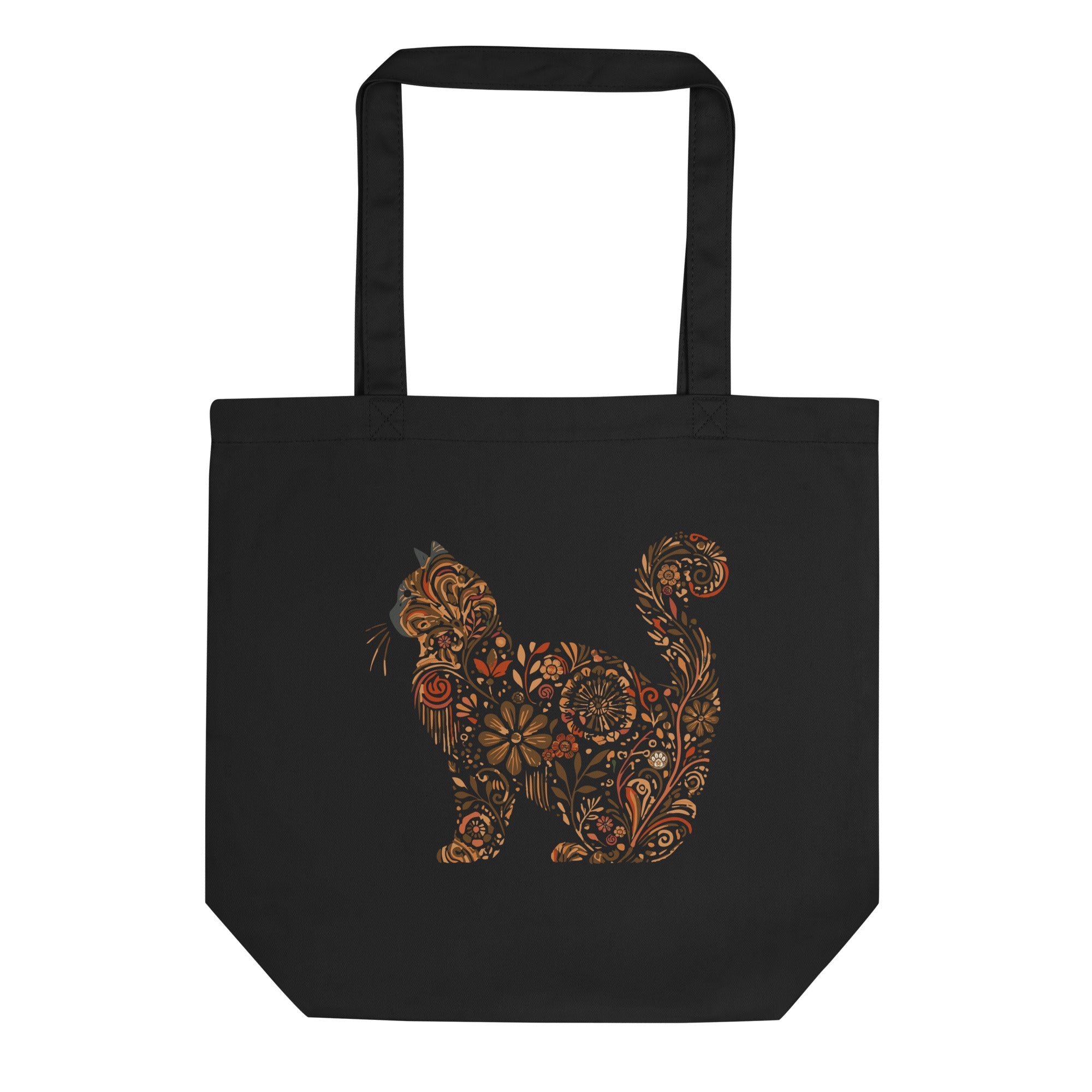 Catflix &amp; Chill: Organic Tote (Black)