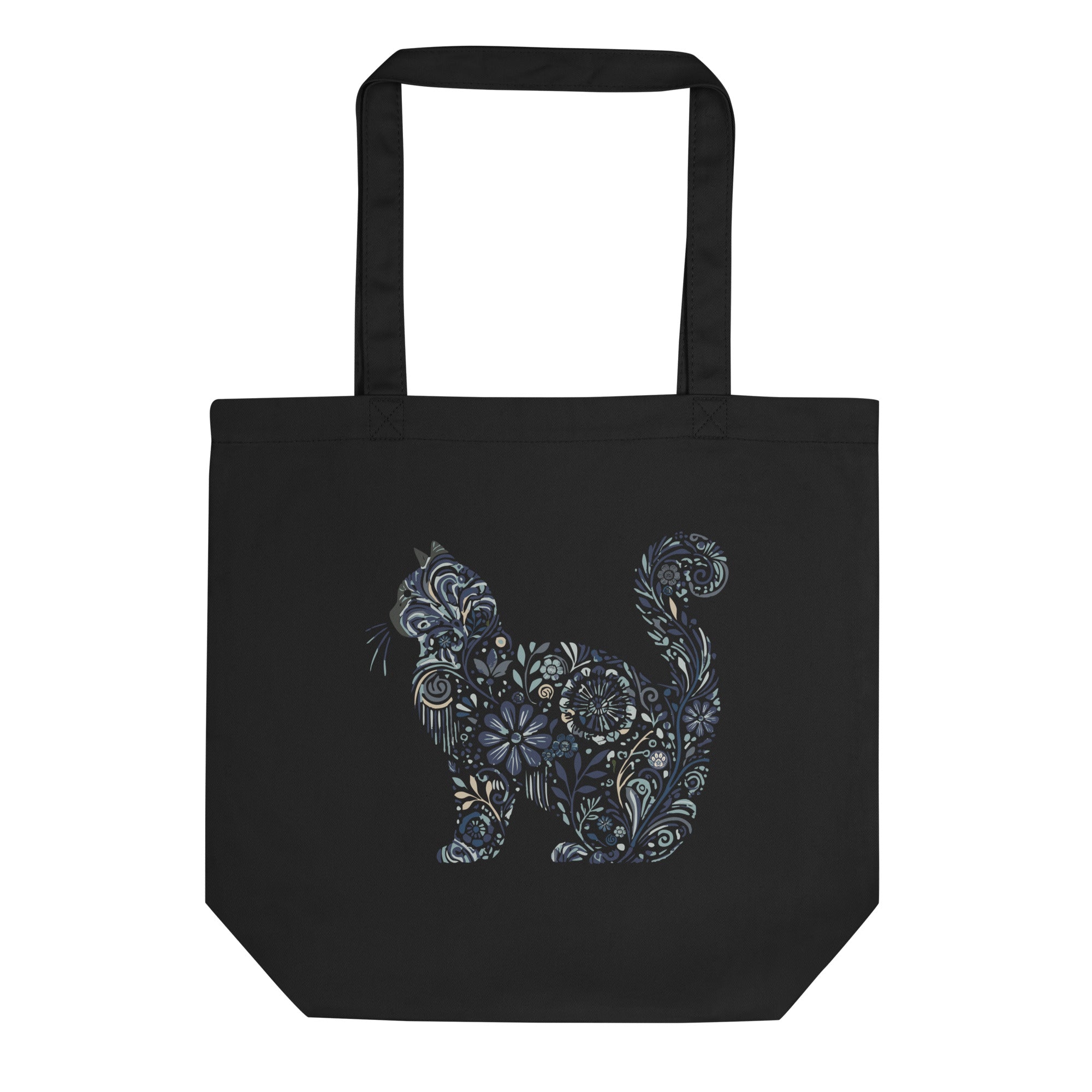 Catflix &amp; Chill: Organic Tote (Black)