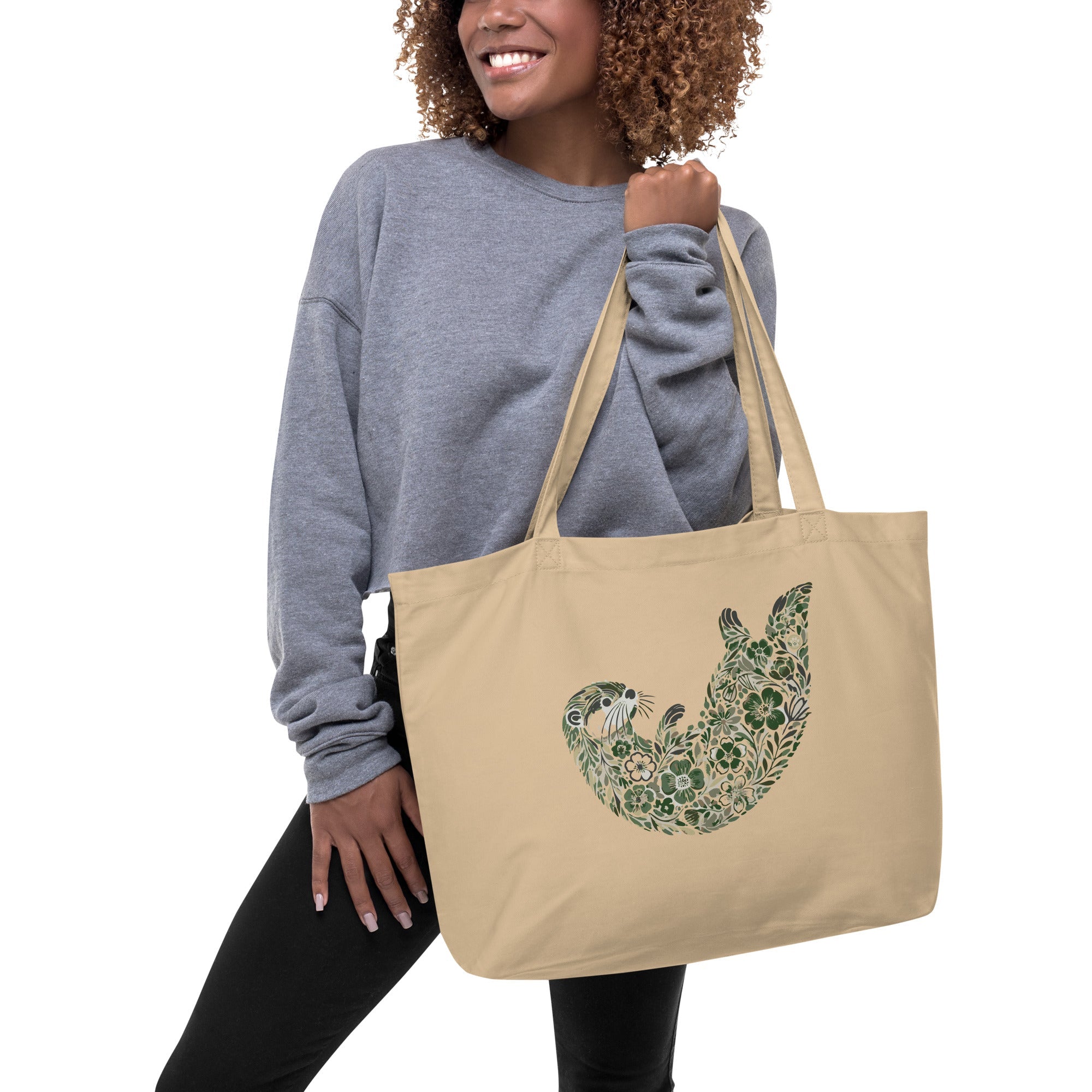 Drift and Let Drift: Large Organic Tote (Natural)