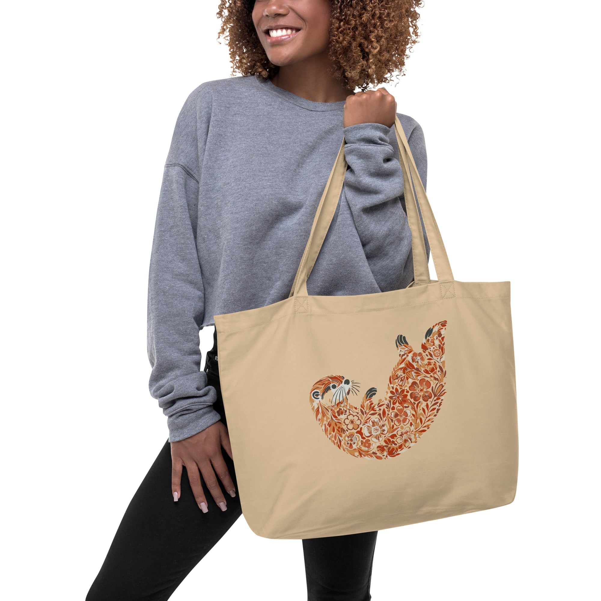Drift and Let Drift: Large Organic Tote (Natural)