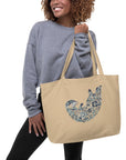 Drift and Let Drift: Large Organic Tote (Natural)