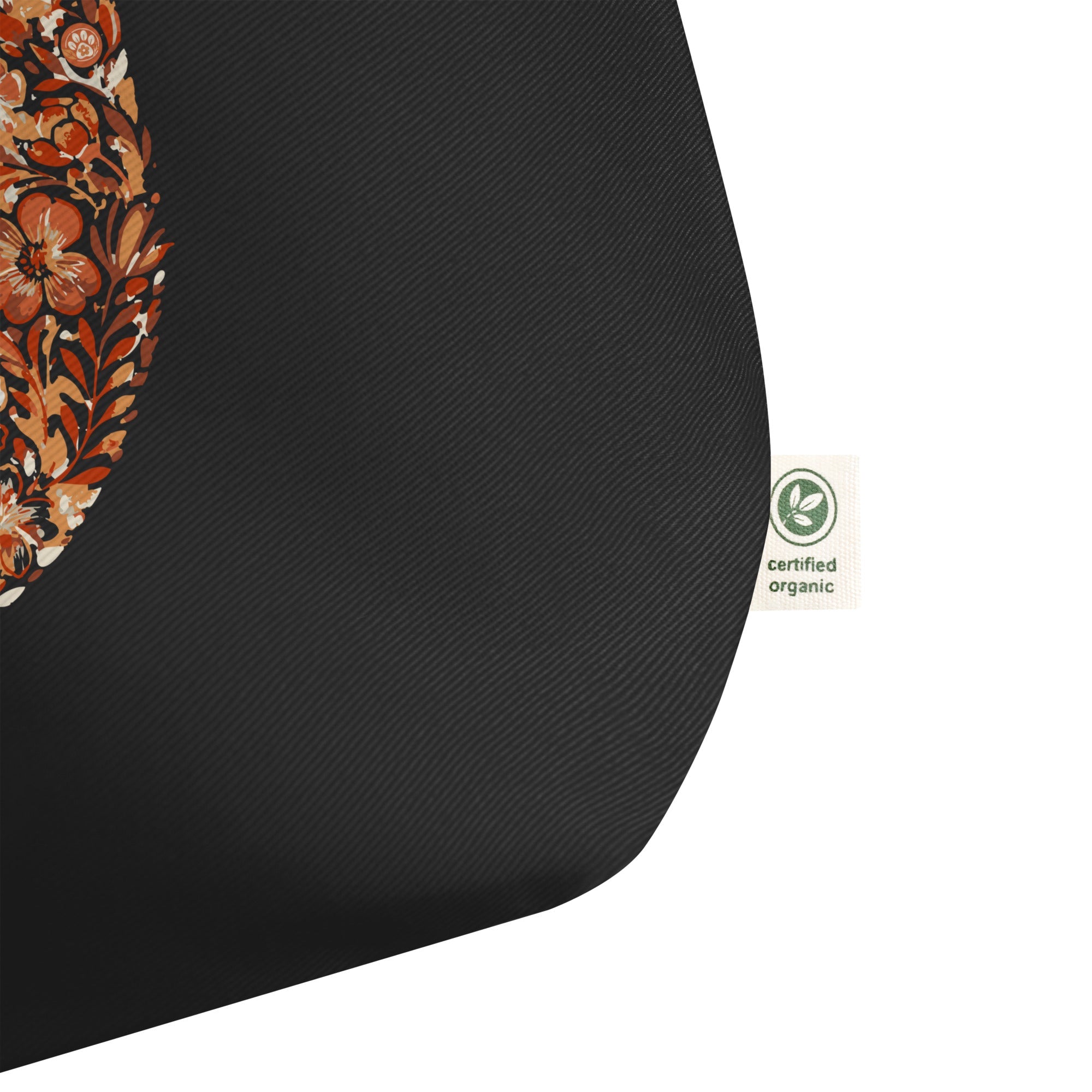 Drift and Let Drift: Large Organic Tote (Black)
