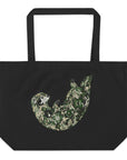 Drift and Let Drift: Large Organic Tote (Black)