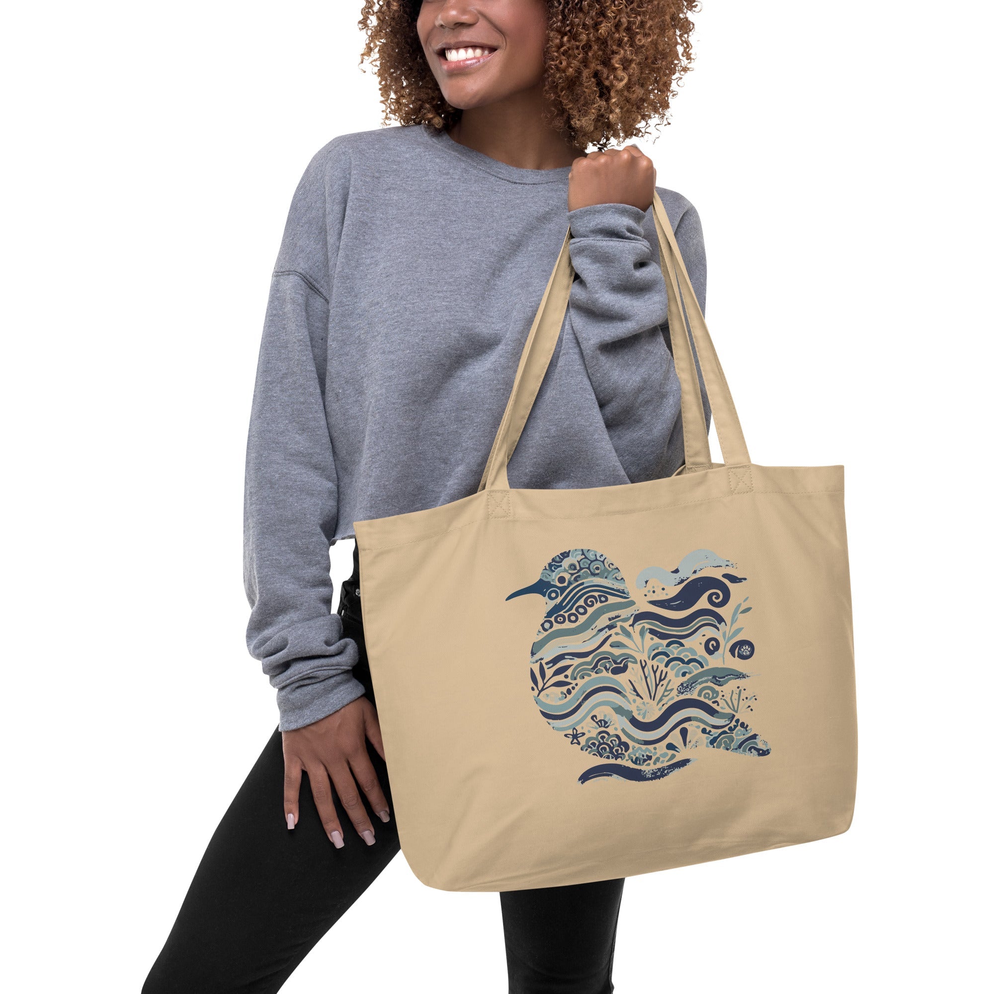 Featherweather: Large Organic Tote (Natural)
