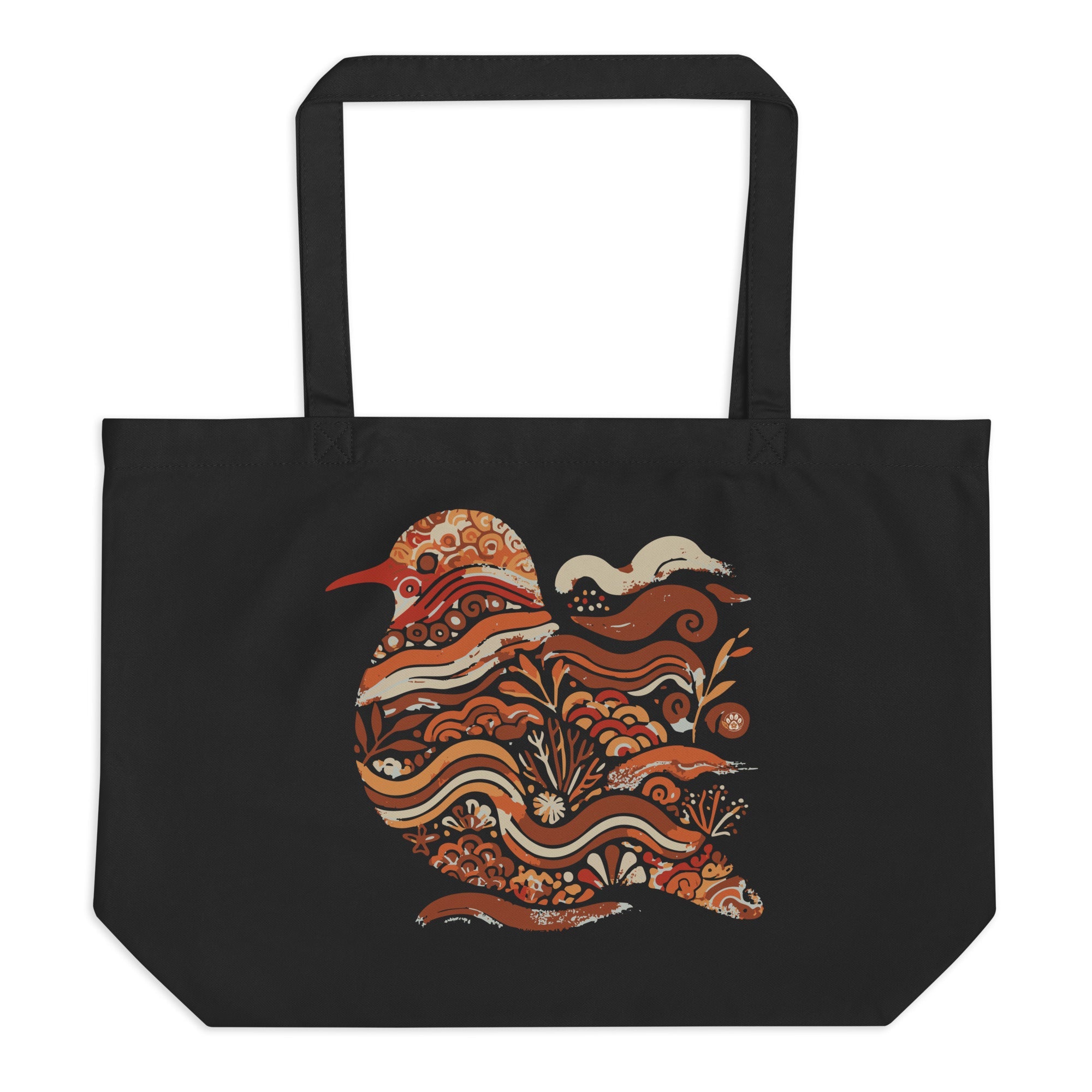 Featherweather: Large Organic Tote (Black)