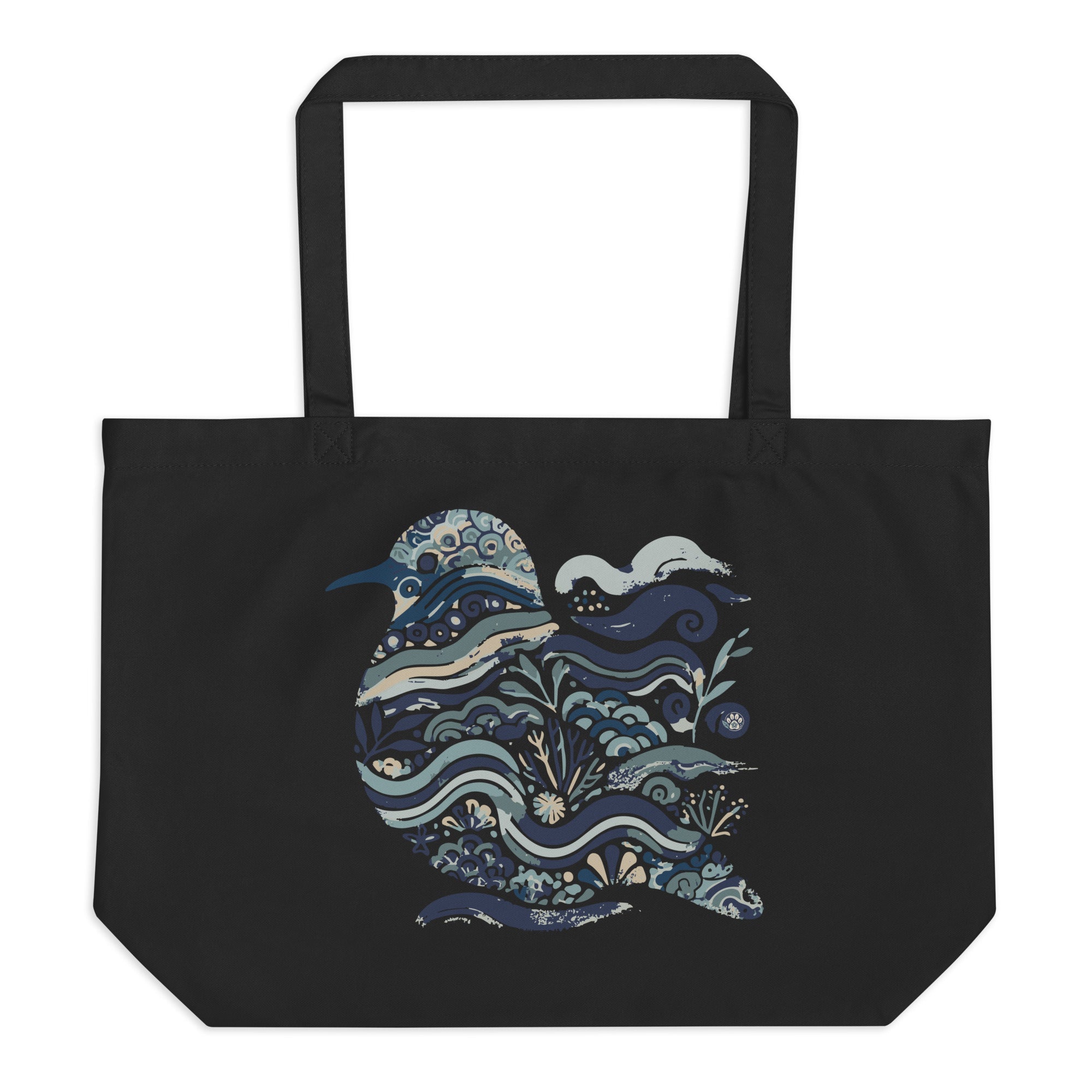 Featherweather: Large Organic Tote (Black)