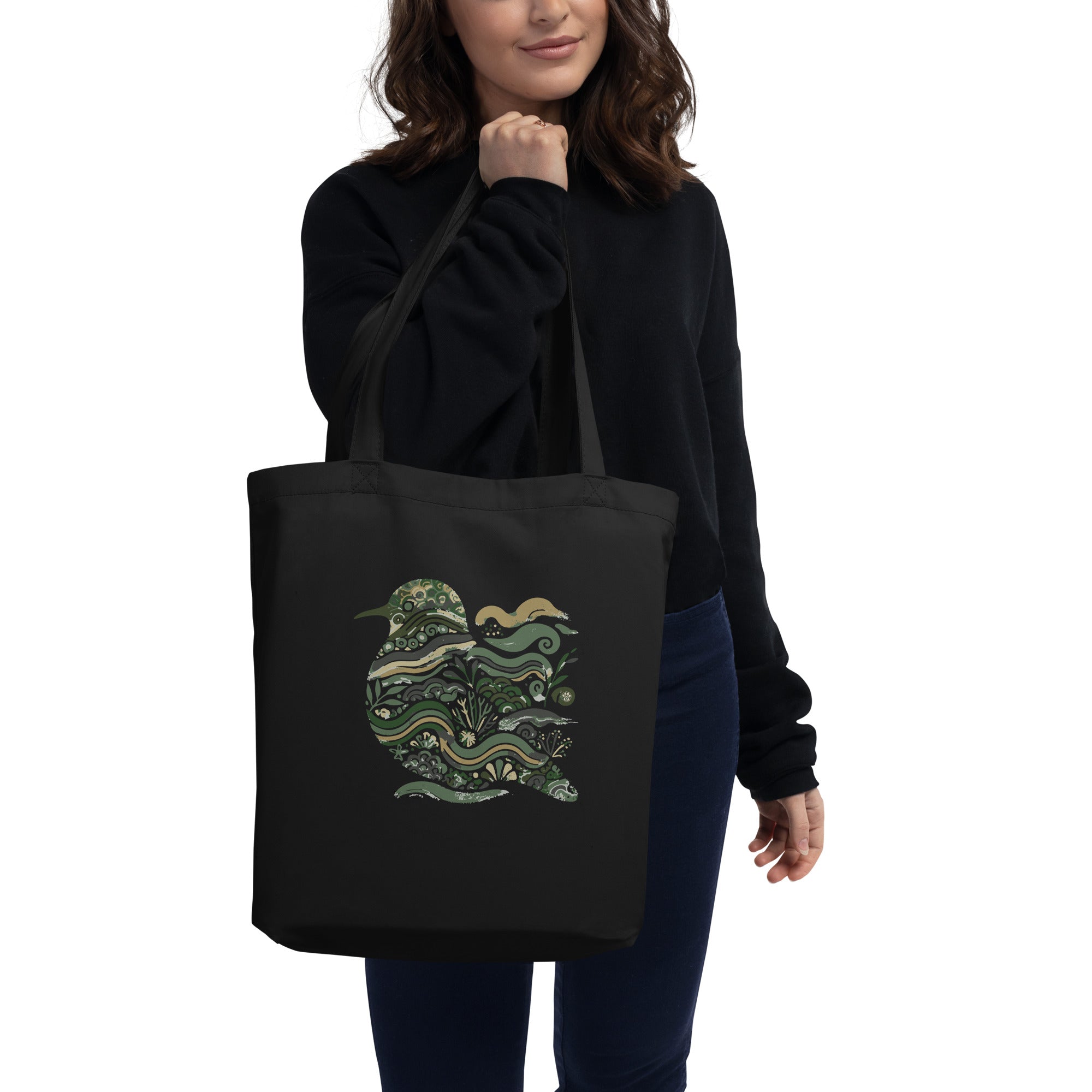 Featherweather: Organic Tote (Black)