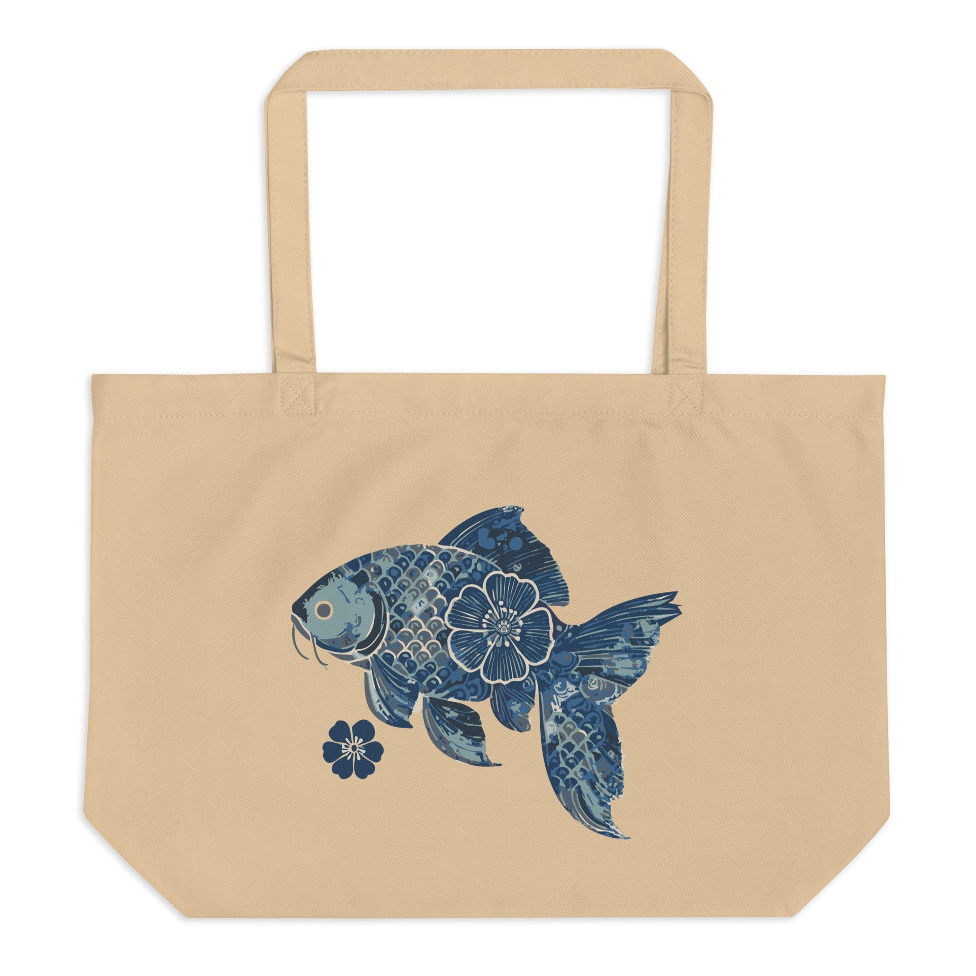 Fishionista: Large Organic Tote (Natural)