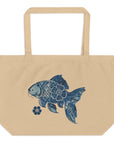 Fishionista: Large Organic Tote (Natural)