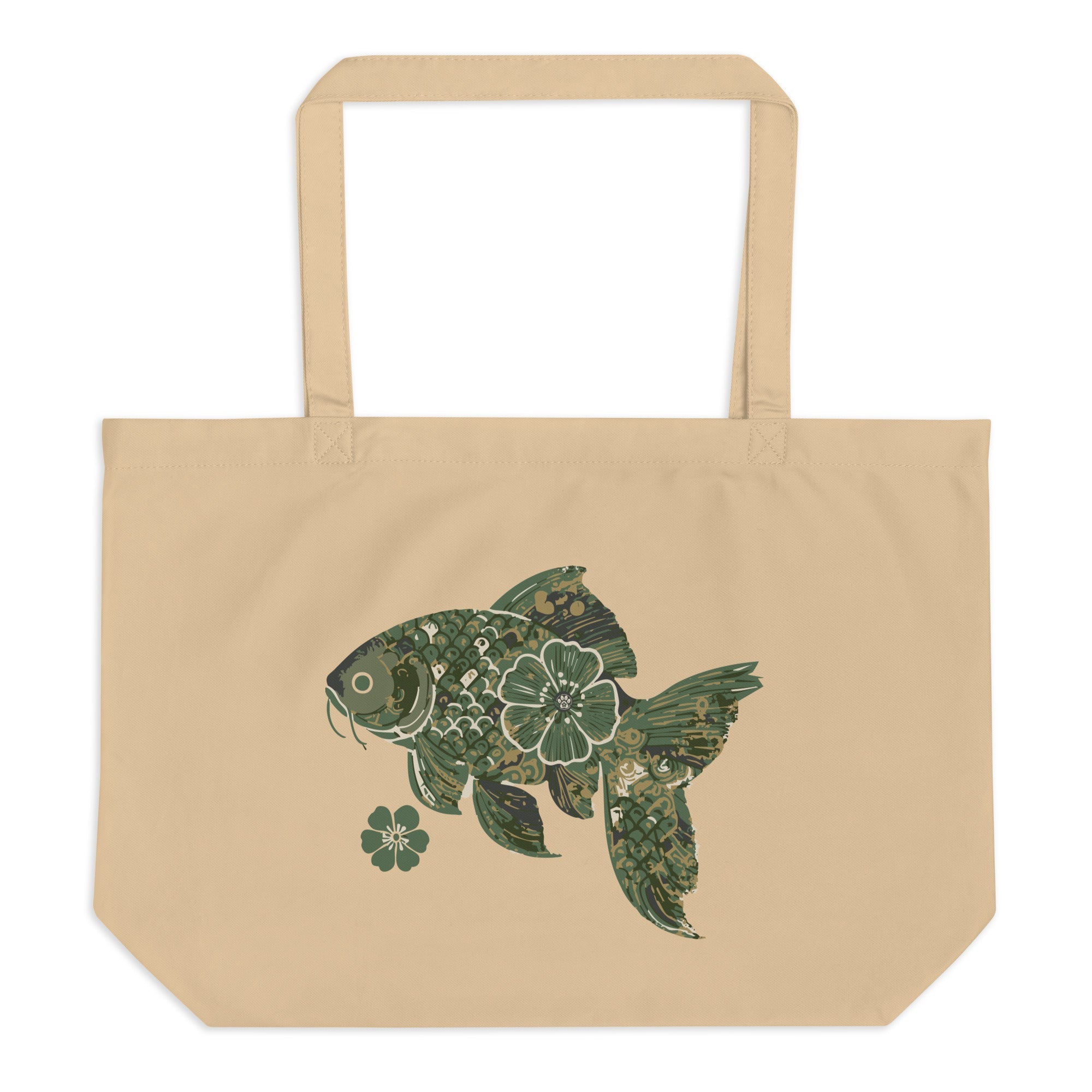Fishionista: Large Organic Tote (Natural)