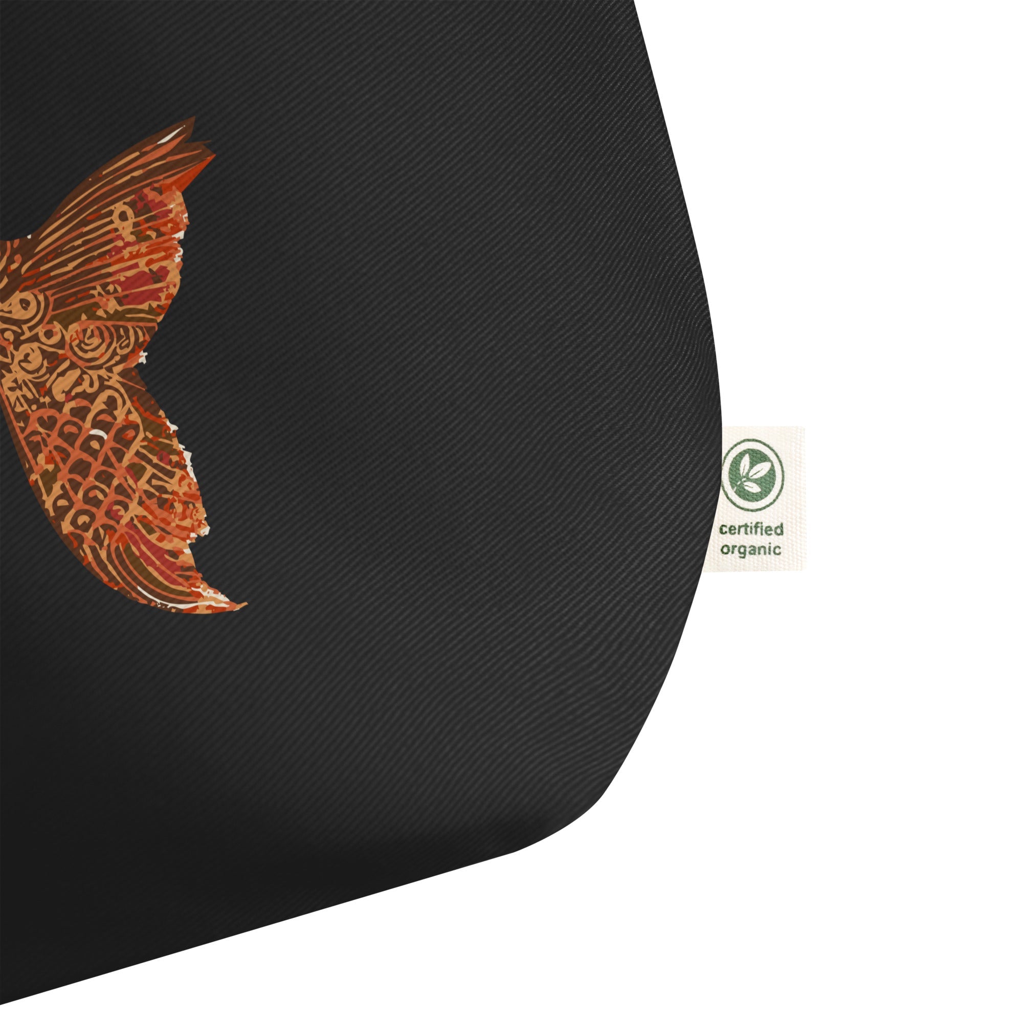 Fishionista: Large Organic Tote (Black)