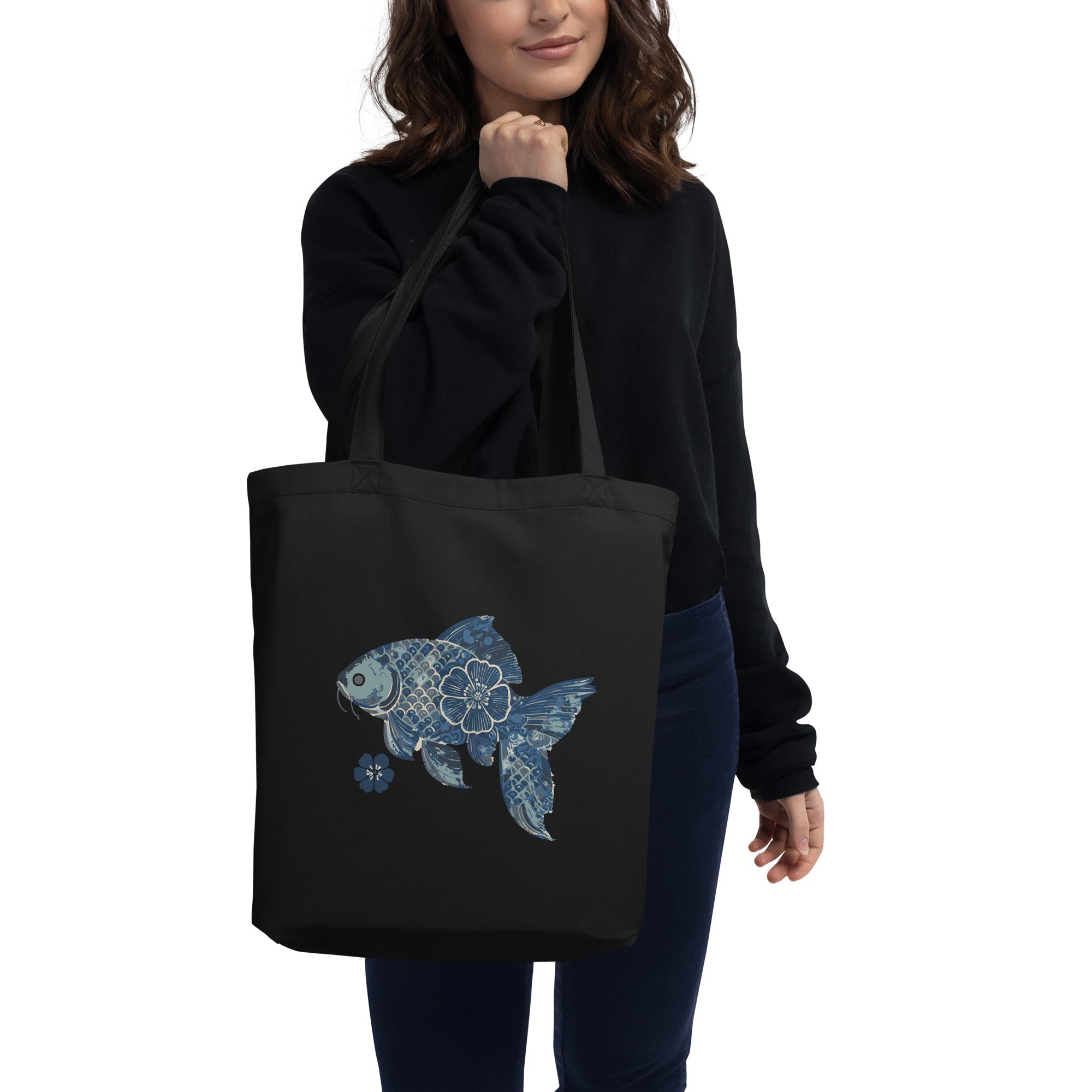 Fishionista: Organic Tote (Black)