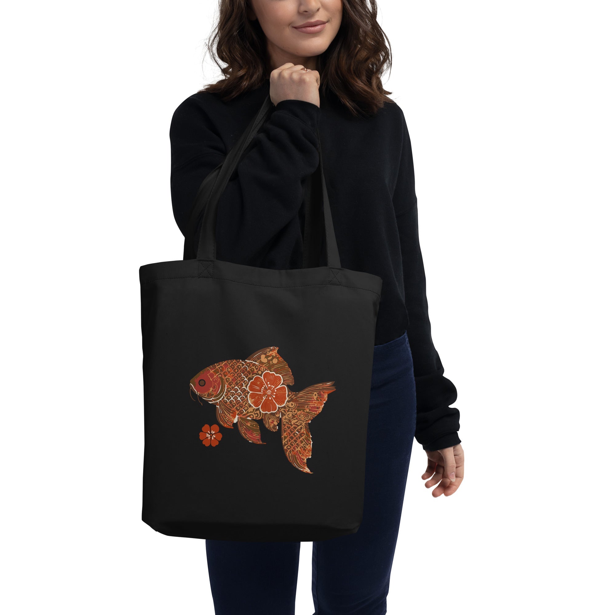 Fishionista: Organic Tote (Black)
