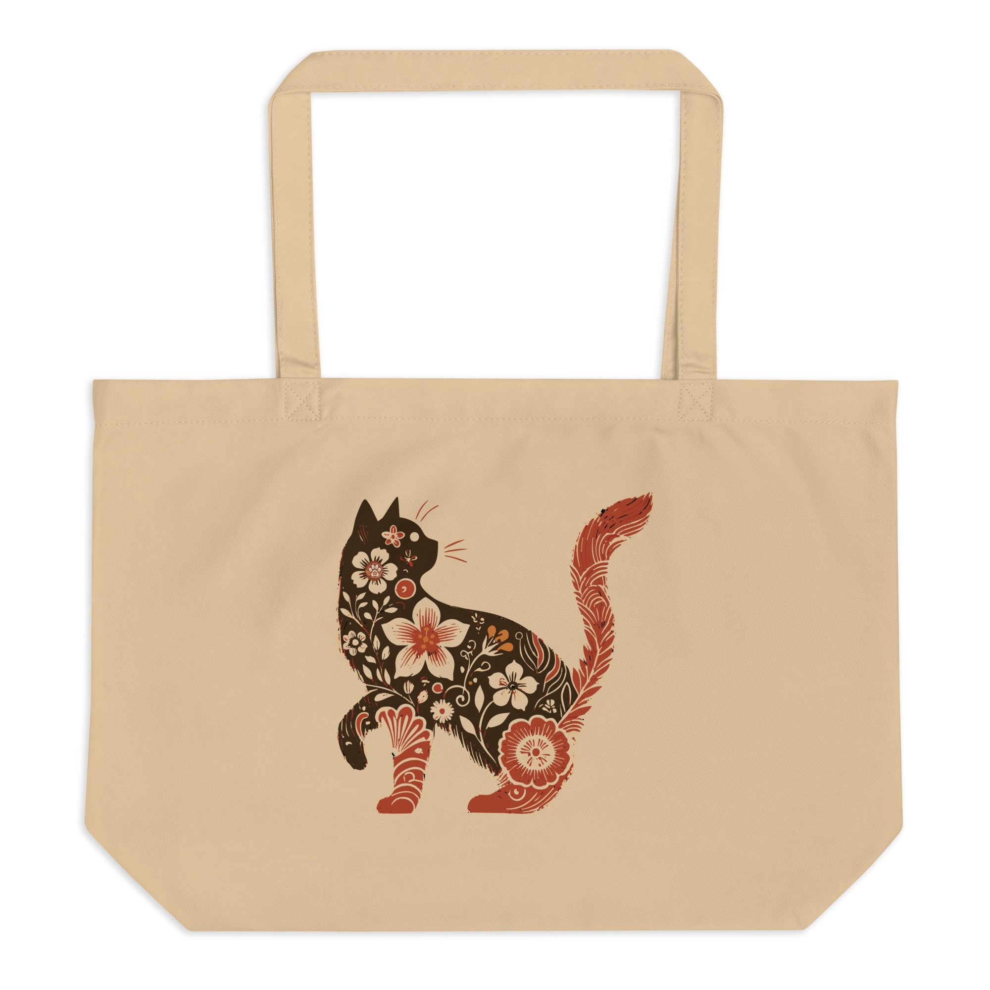 Purrfect: Large Organic Tote (Natural)