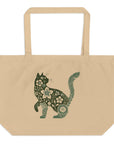 Purrfect: Large Organic Tote (Natural)